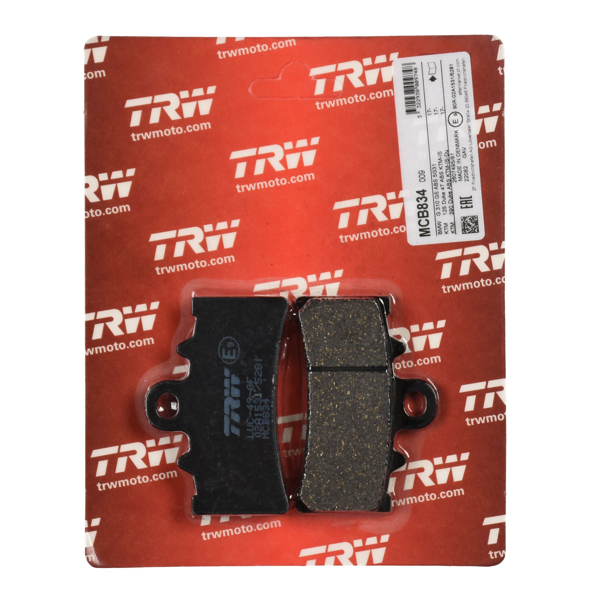 TRW Bremsbelag organisch