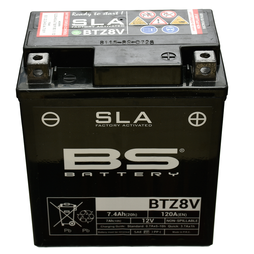 BS Batterie 12V 7,4AH YTZ8V Gel -Battery