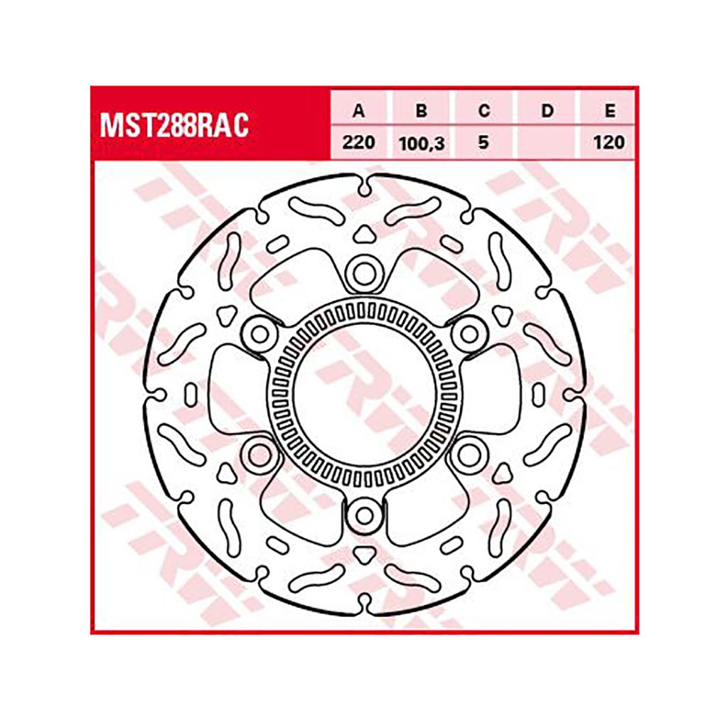 TRW Bremsscheibe inklusive ABS Ring