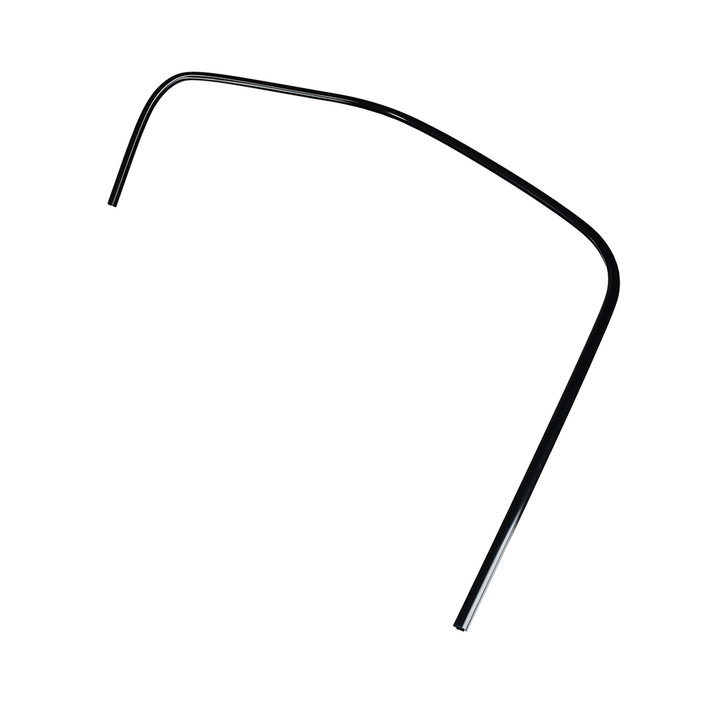 Piaggio Schlitzrohr rechts schwarz