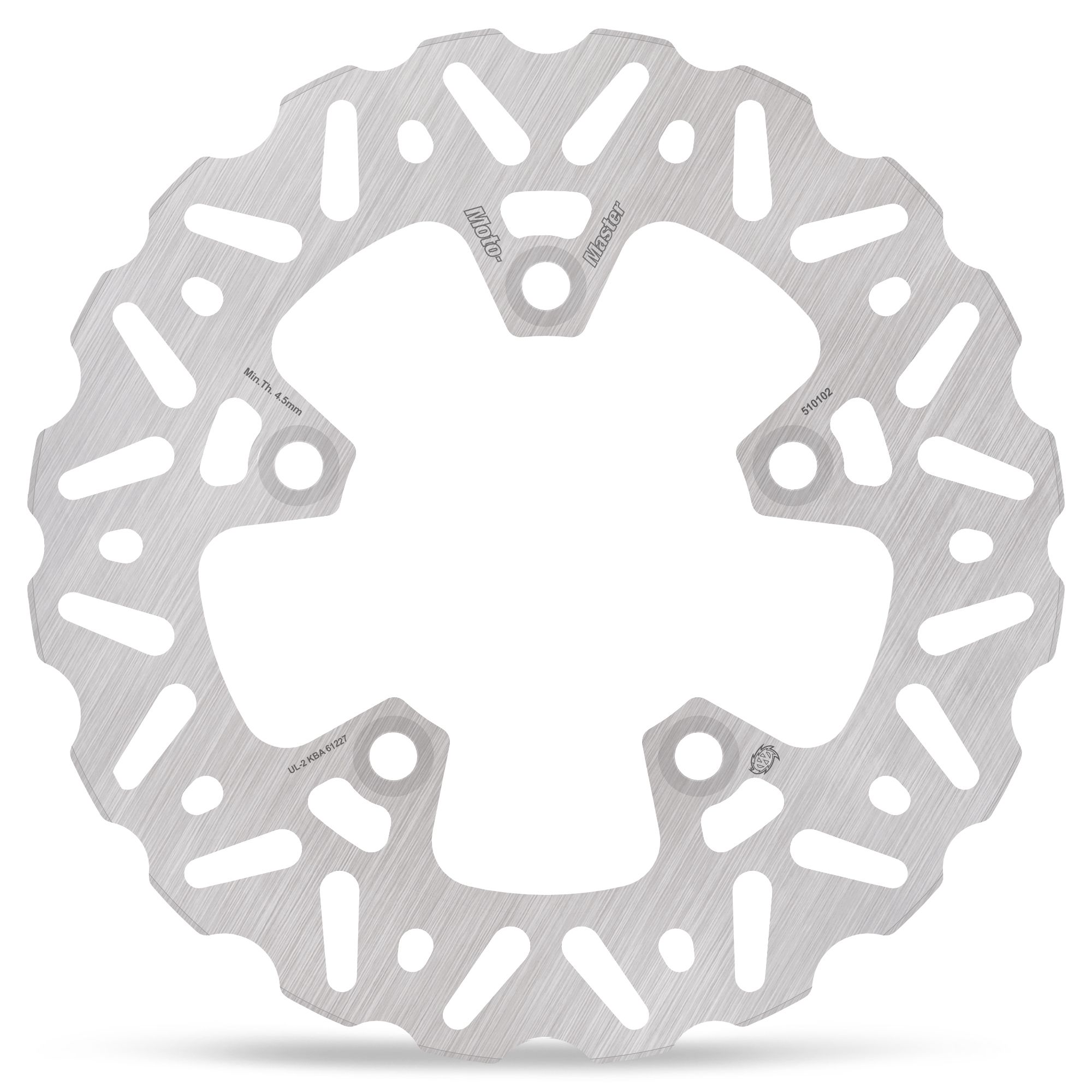 Moto-Master Bremsscheibe Nitro Road hinten starr mit ABE