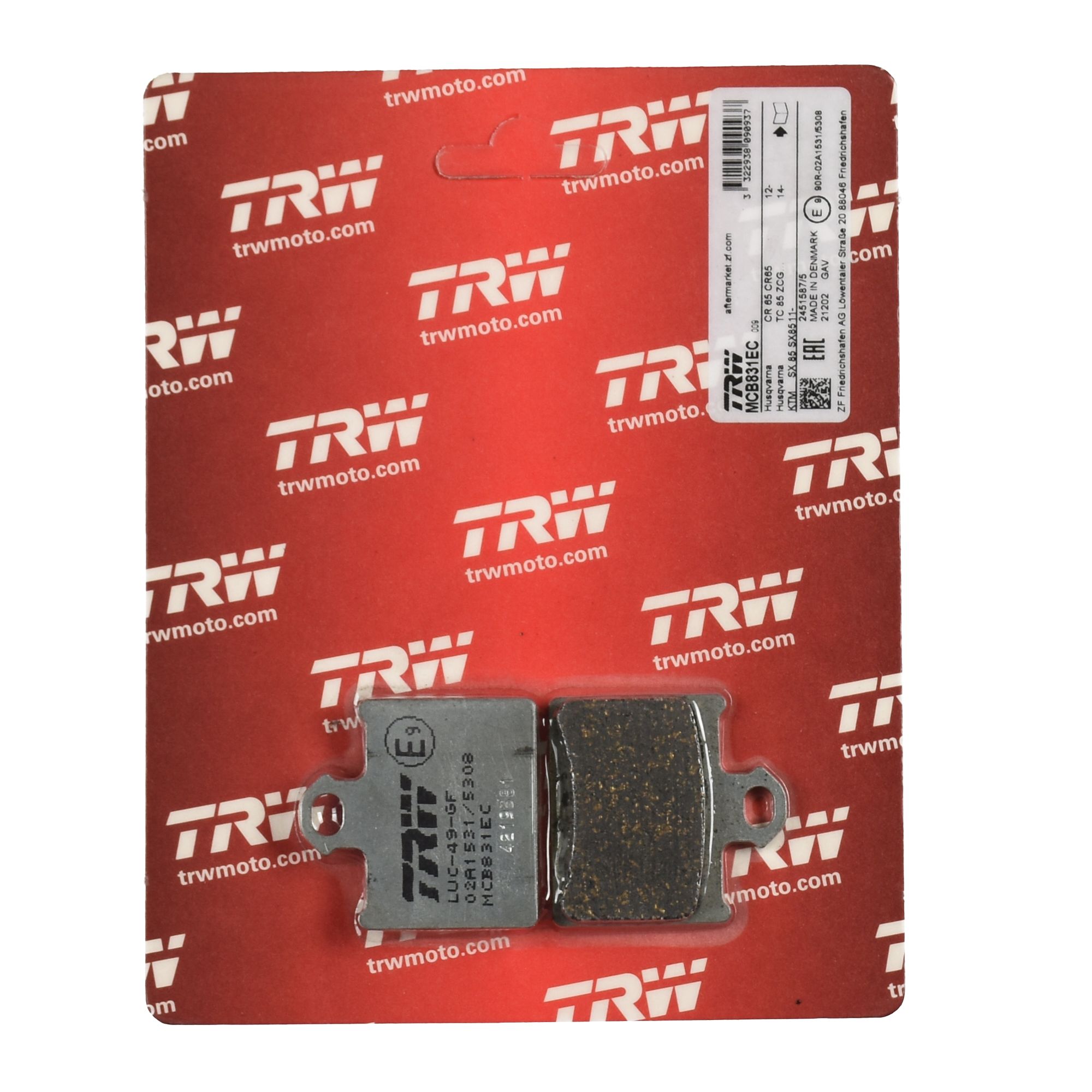 TRW Bremsbelag organisch