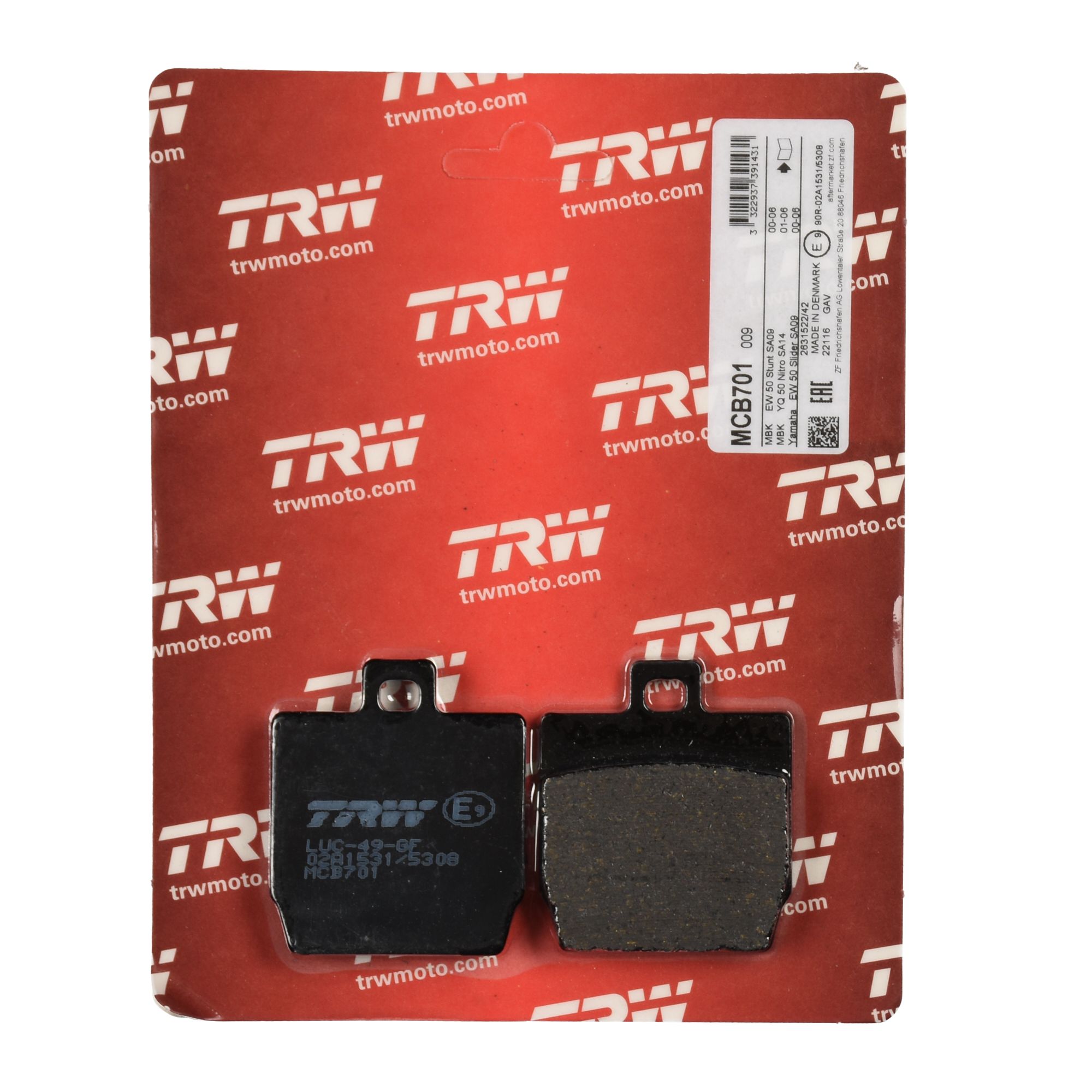 TRW Bremsbelag organisch