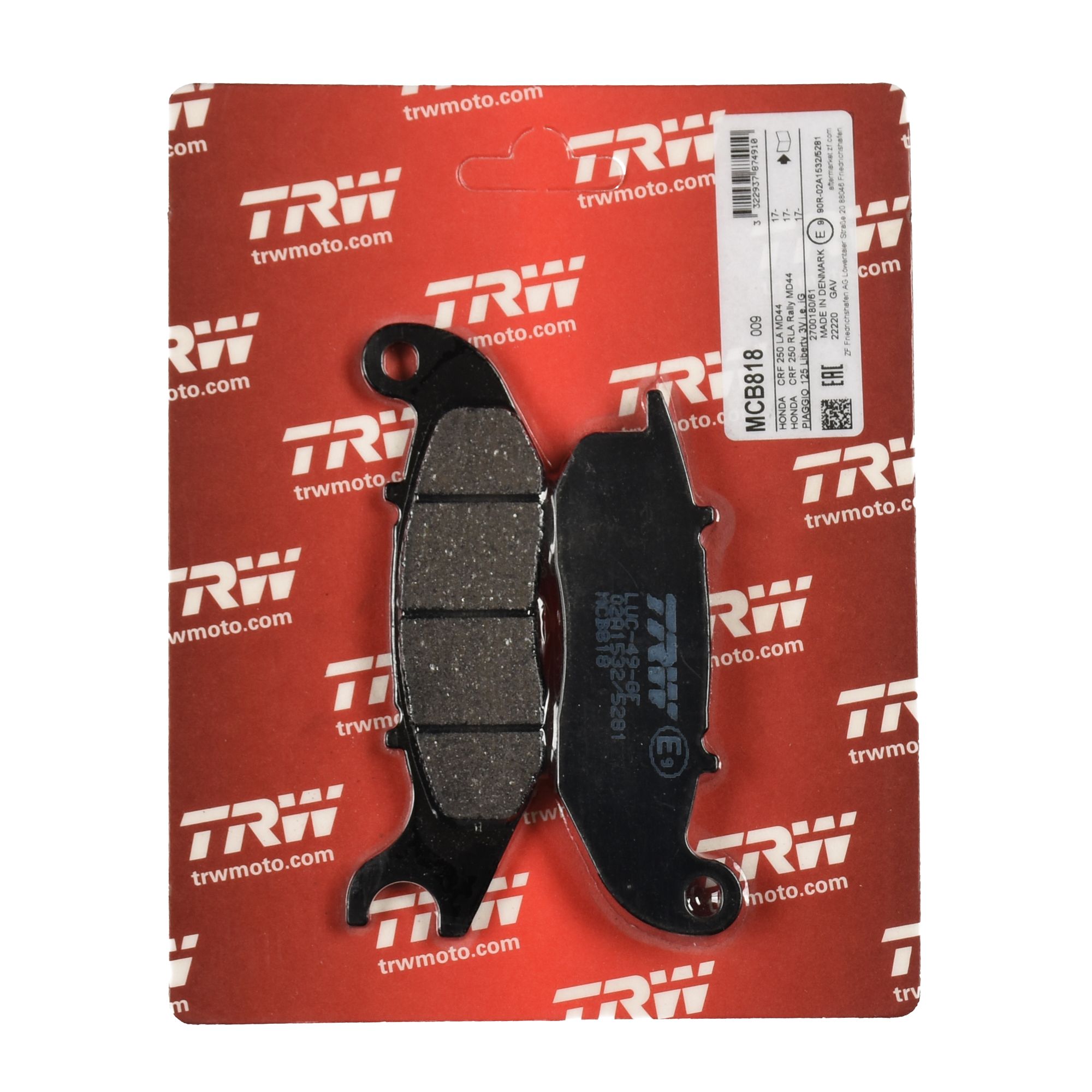 TRW Bremsbelag organisch