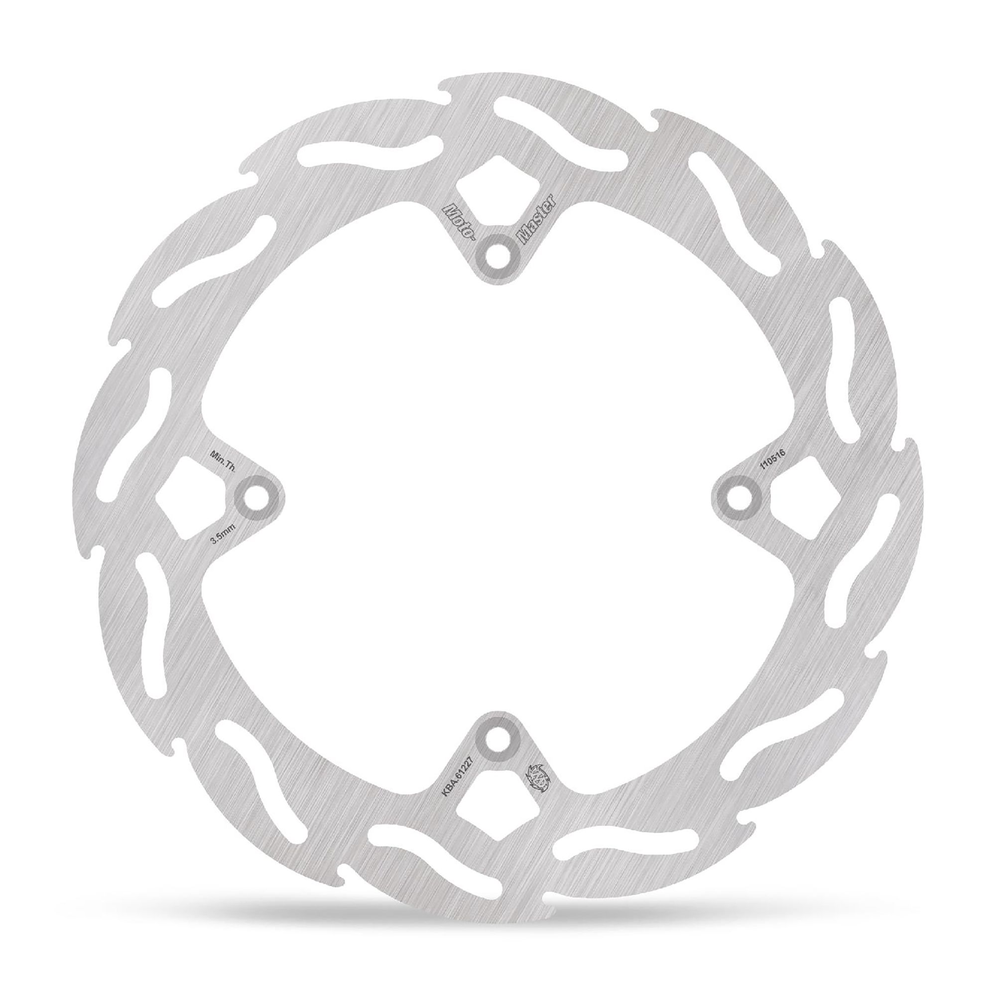 Moto-Master Bremsscheibe Flame hinten starr mit ABE Oversize 220 mm Ø