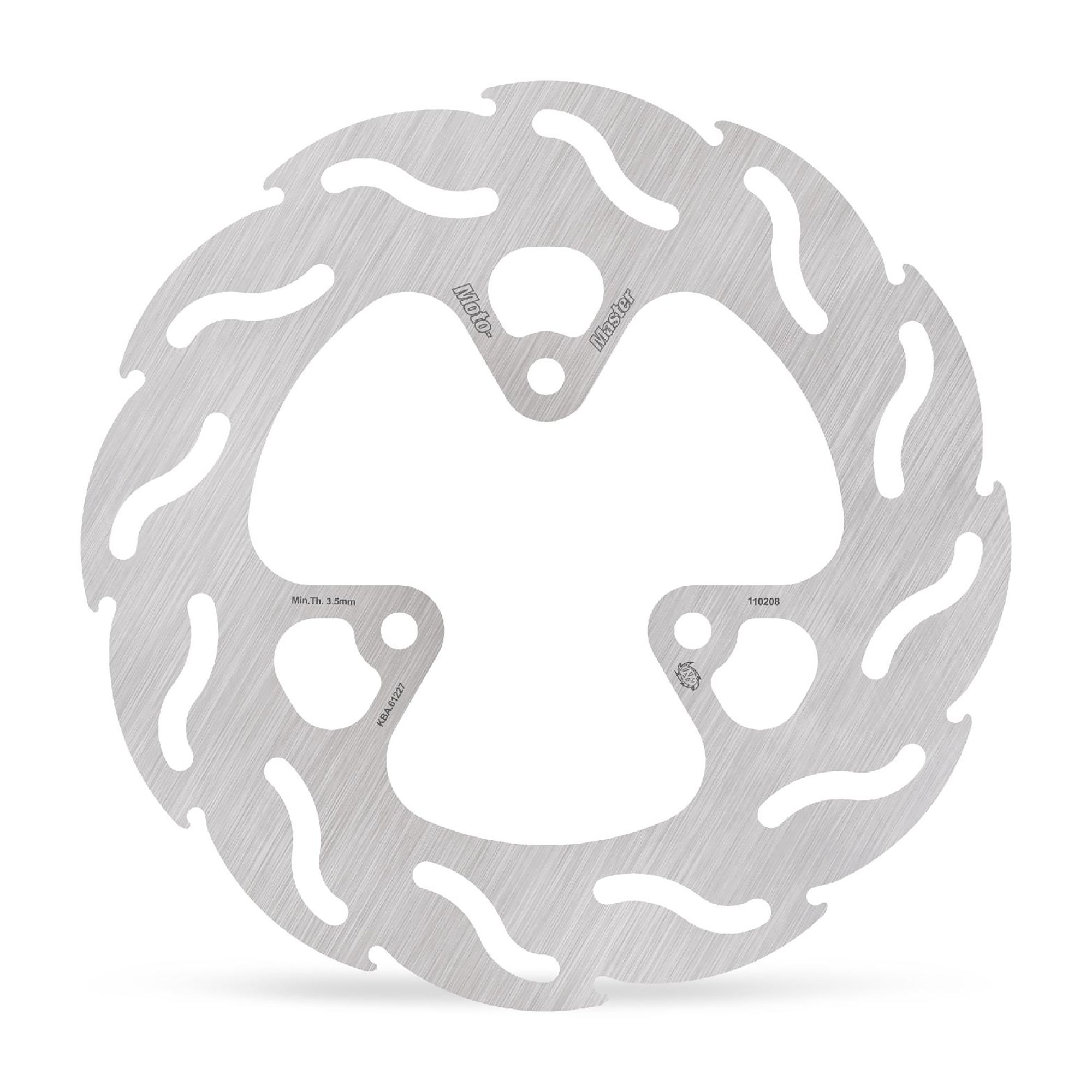 Moto-Master Bremsscheibe Flame hinten starr mit ABE