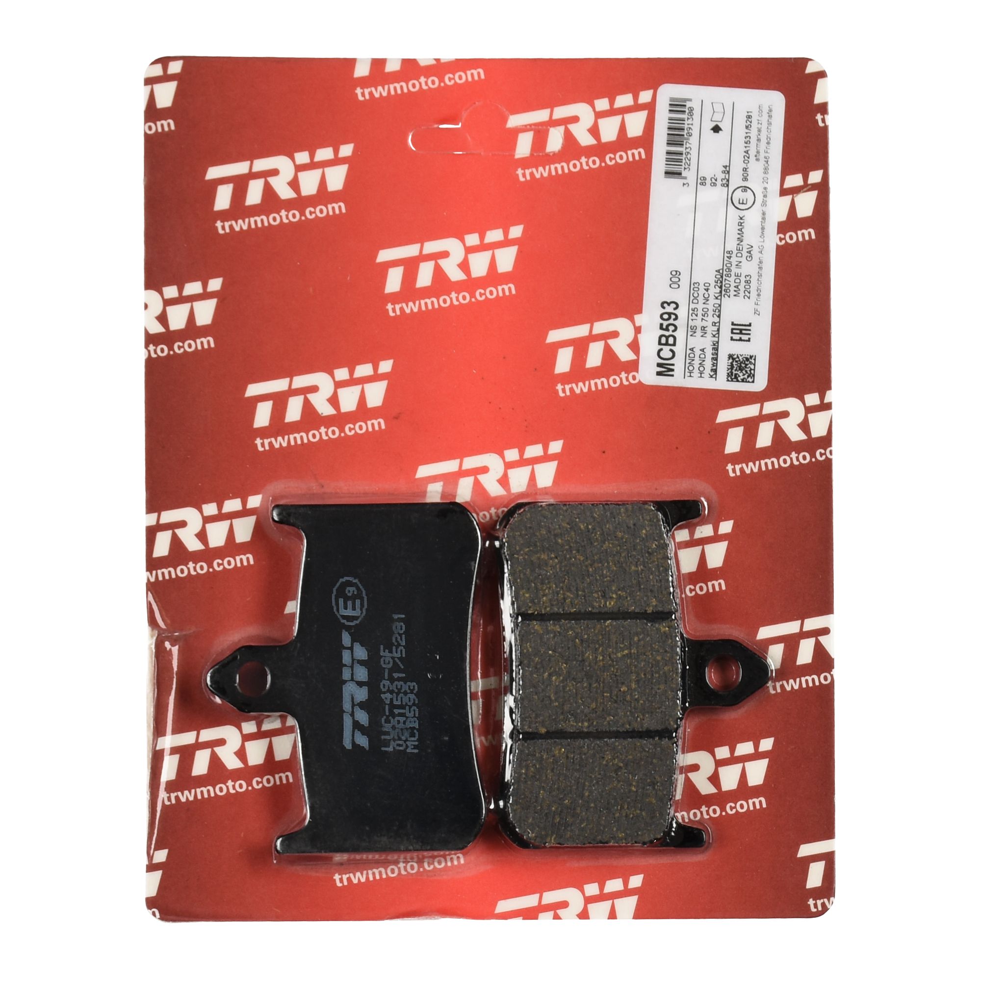 TRW Bremsbelag organisch