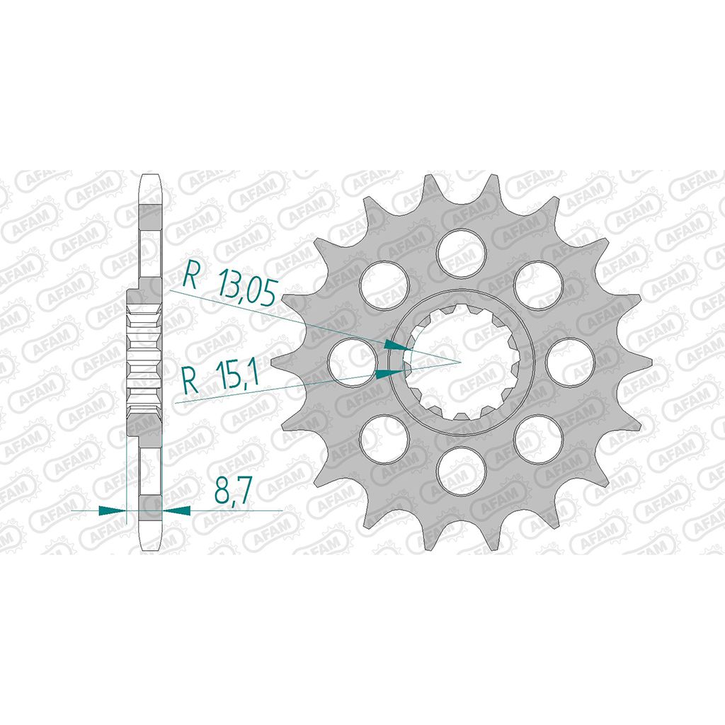 AFAM Ritzel #520 16 Zähne
