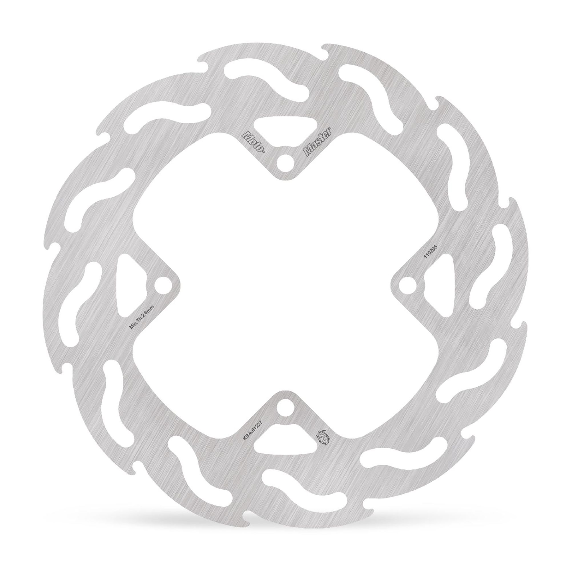 Moto-Master Bremsscheibe Flame hinten starr mit ABE