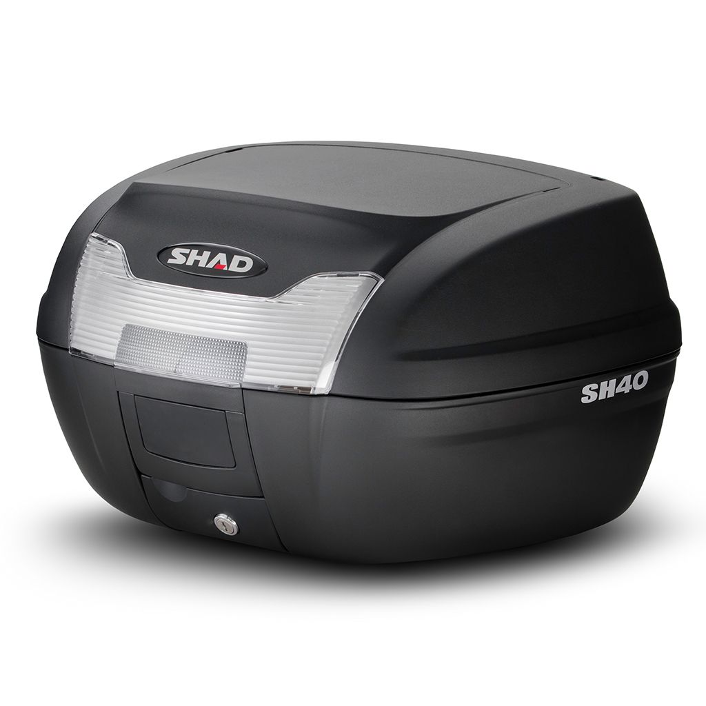 SHAD Topcase SH40 schwarz inklusive Trägerplatte