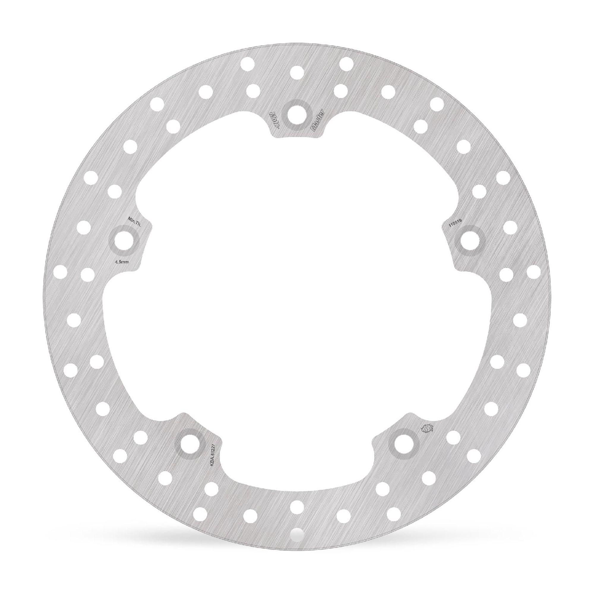 Moto-Master Bremsscheibe Halo hinten starr mit ABE