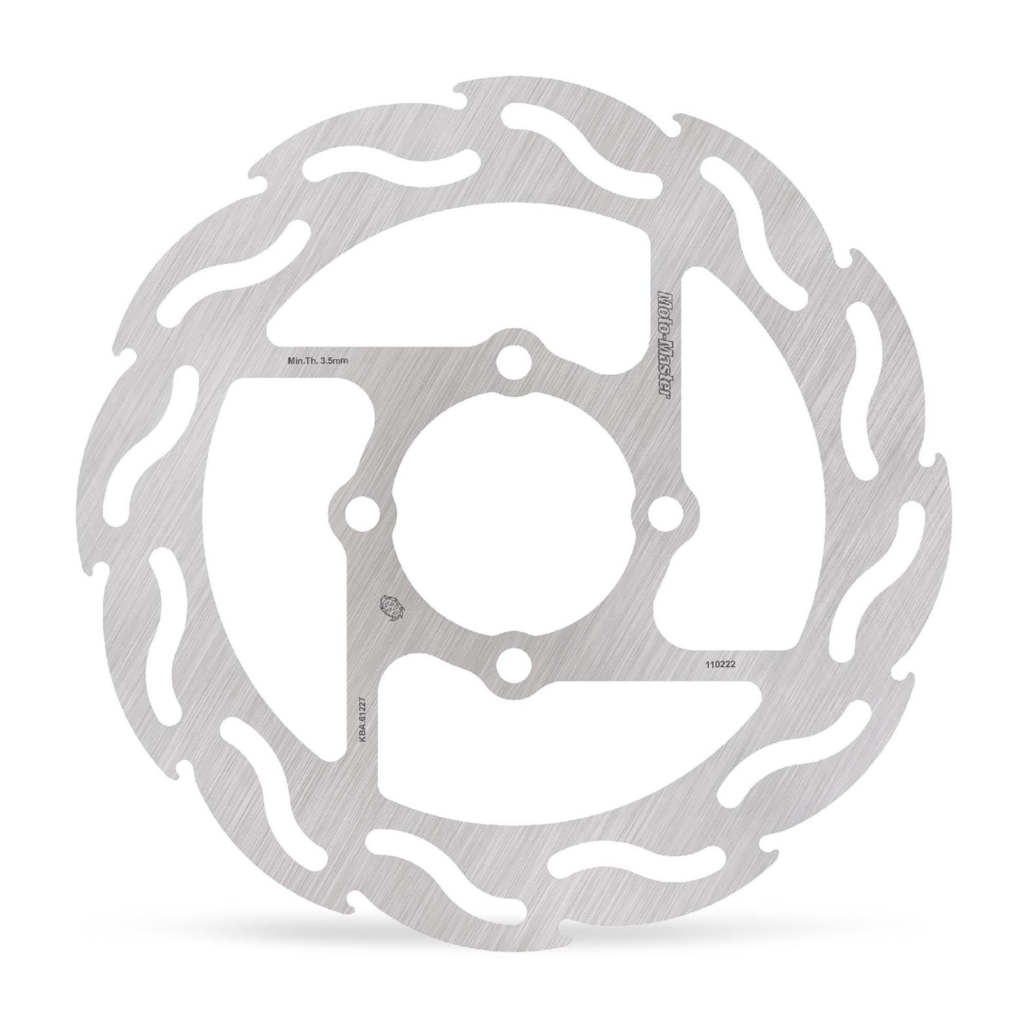 Moto-Master Bremsscheibe Flame hinten starr mit ABE