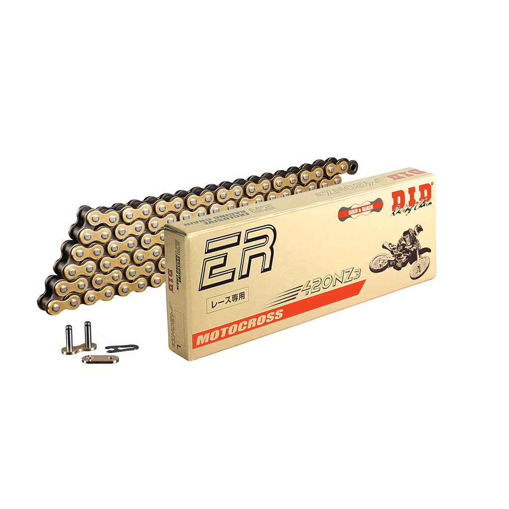 DID Kette 420 NZ3 G&B 100 mit Clip-Schloss