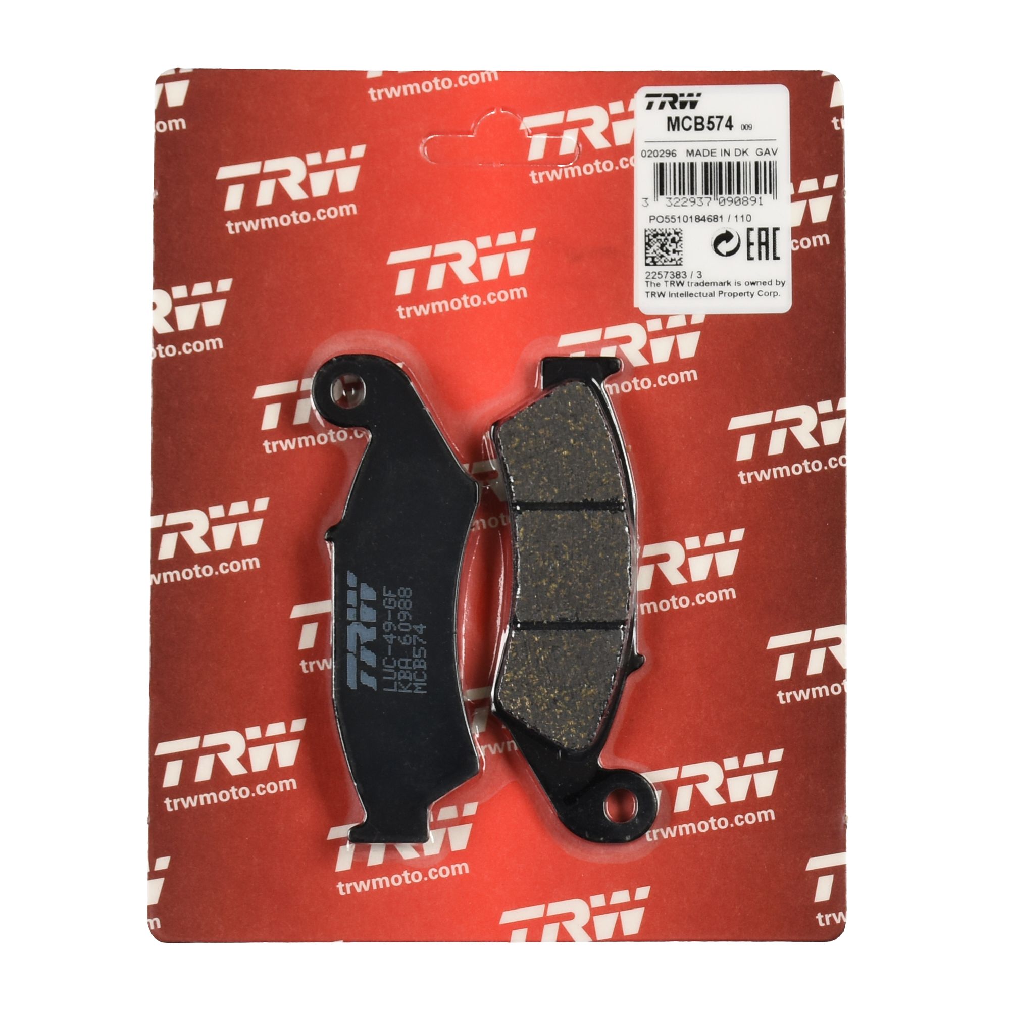 TRW Bremsbelag organisch