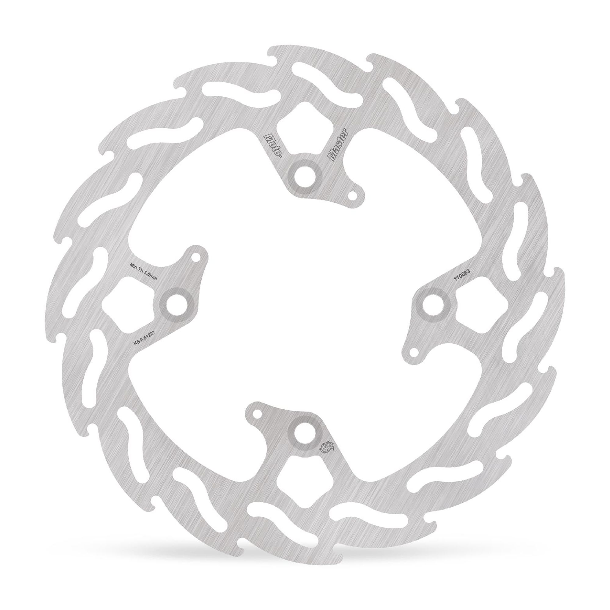 Moto-Master Bremsscheibe Flame hinten starr mit ABE