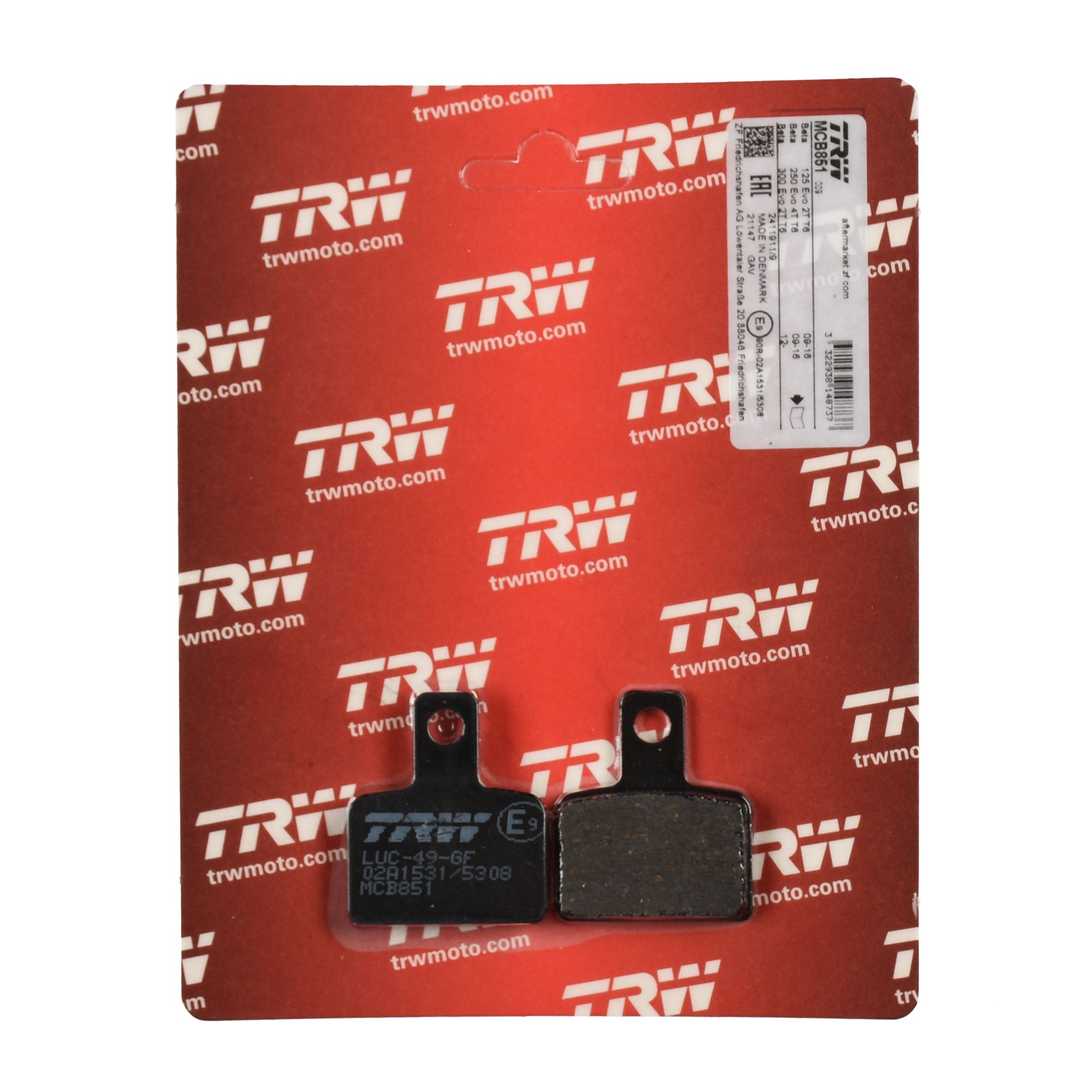 TRW Bremsbelag organisch