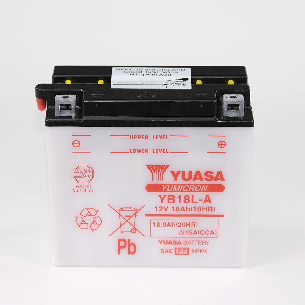 Yuasa Batterie 12V 18AH YB18L-A Blei-Säure ohne Säurepack