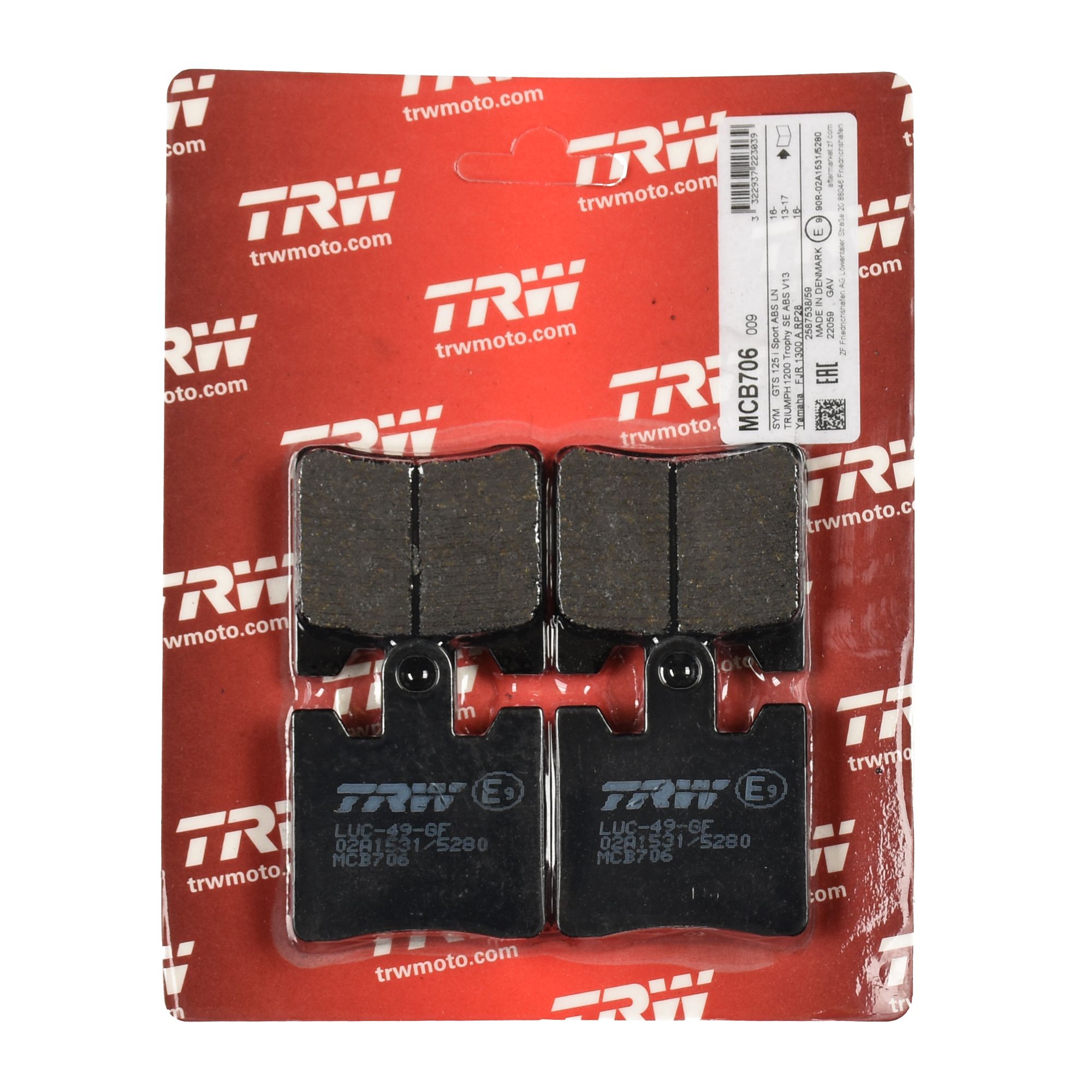 TRW Bremsbelag organisch