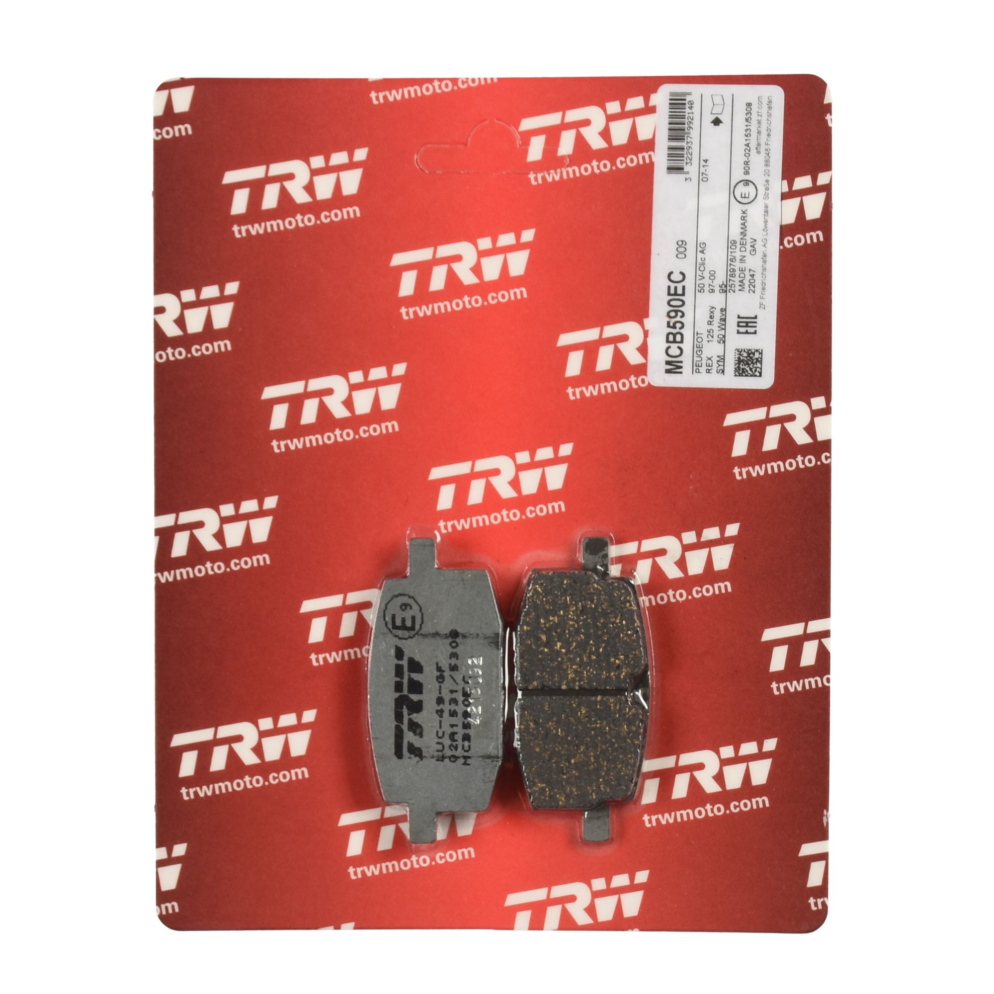 TRW Bremsbelag organisch