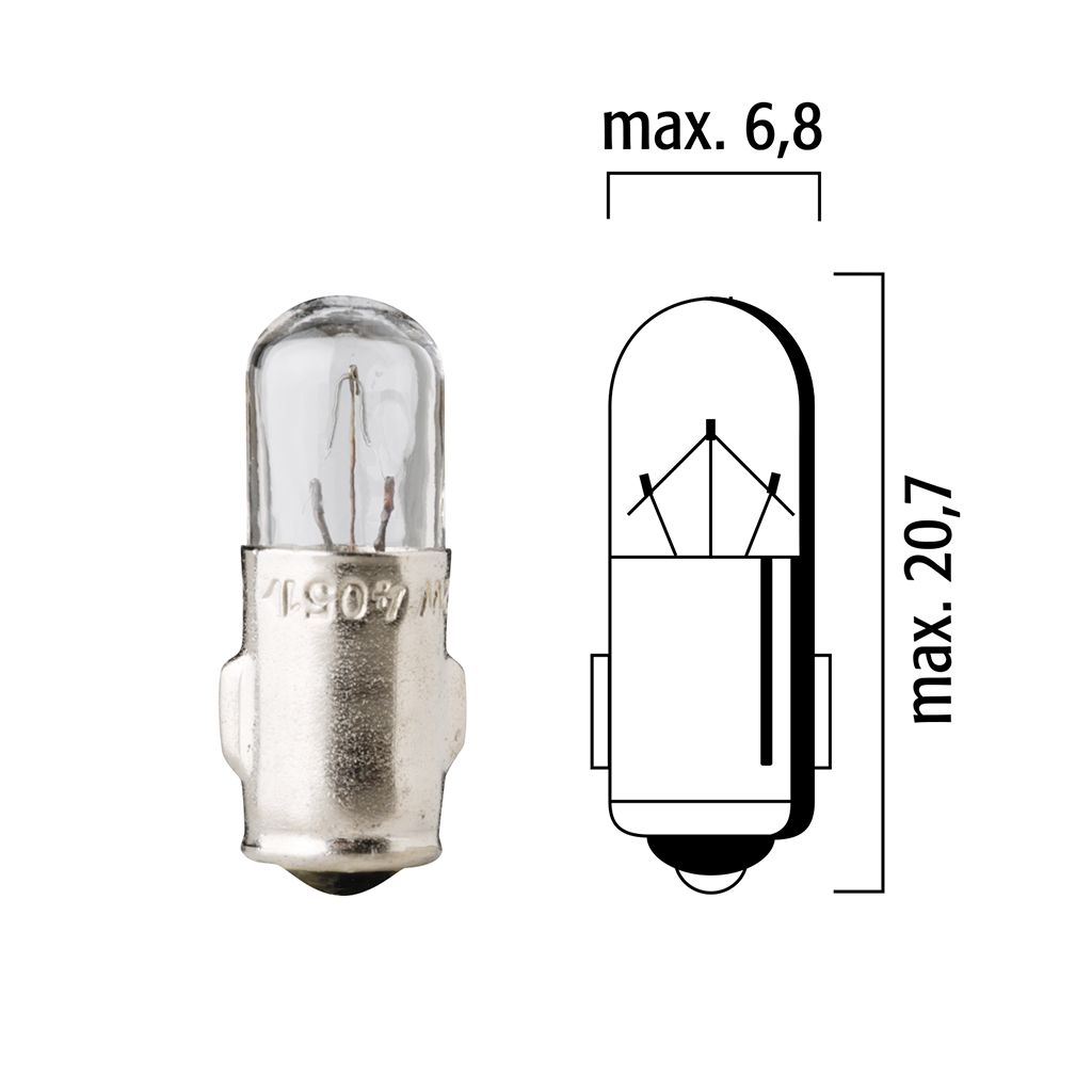 Flösser Lampen 6V 1.2W BA7s VPE10