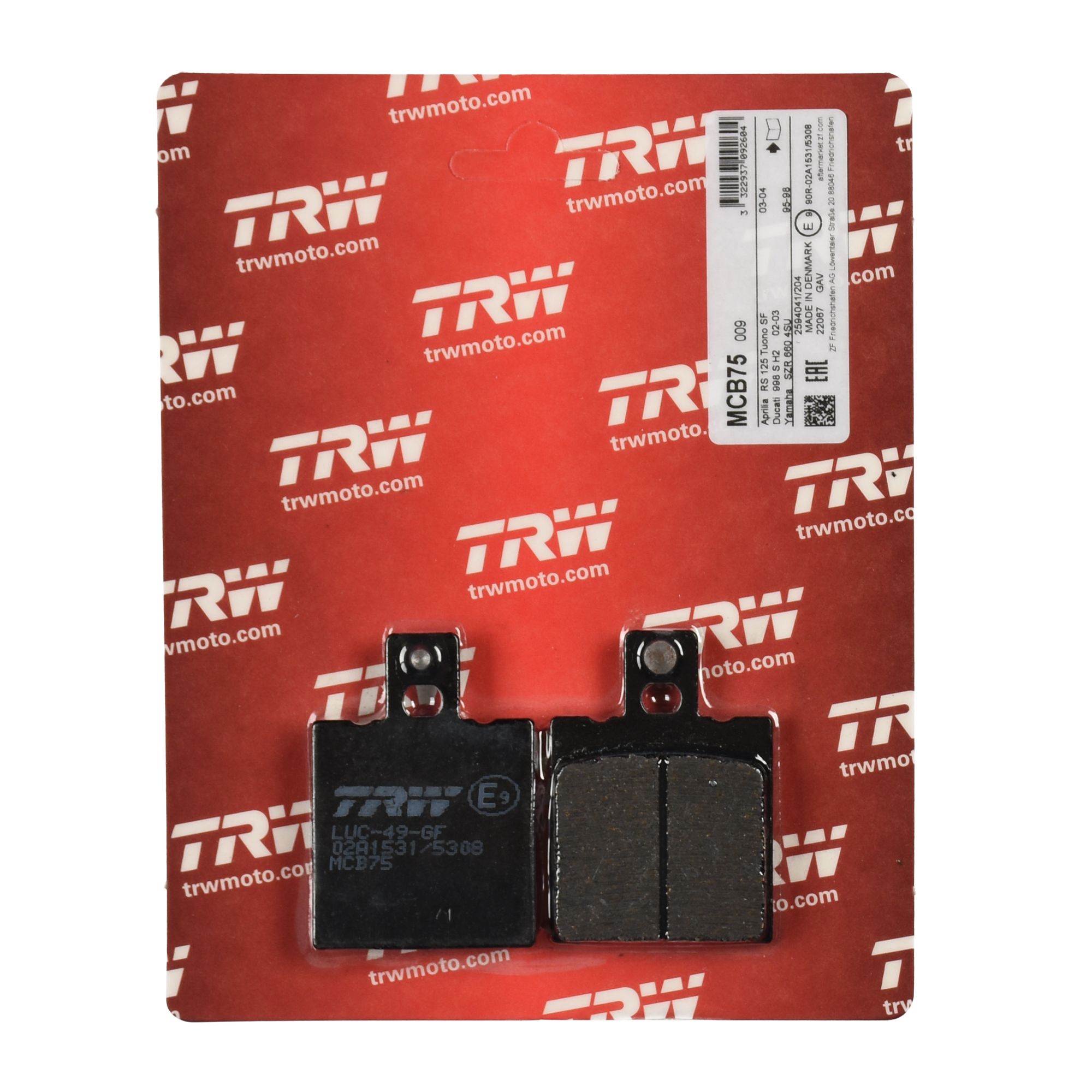 TRW Bremsbelag organisch