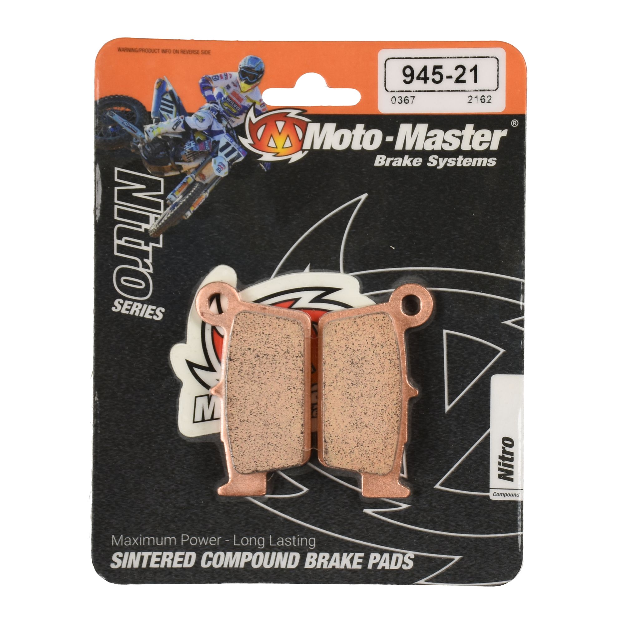 Moto-Master Bremsbelag Nitro ohne ABE