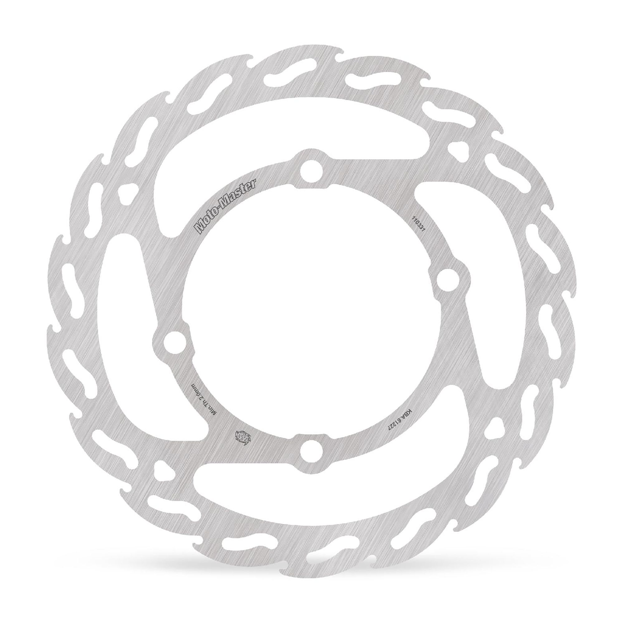 Moto-Master Bremsscheibe Flame vorn/hinten starr mit ABE