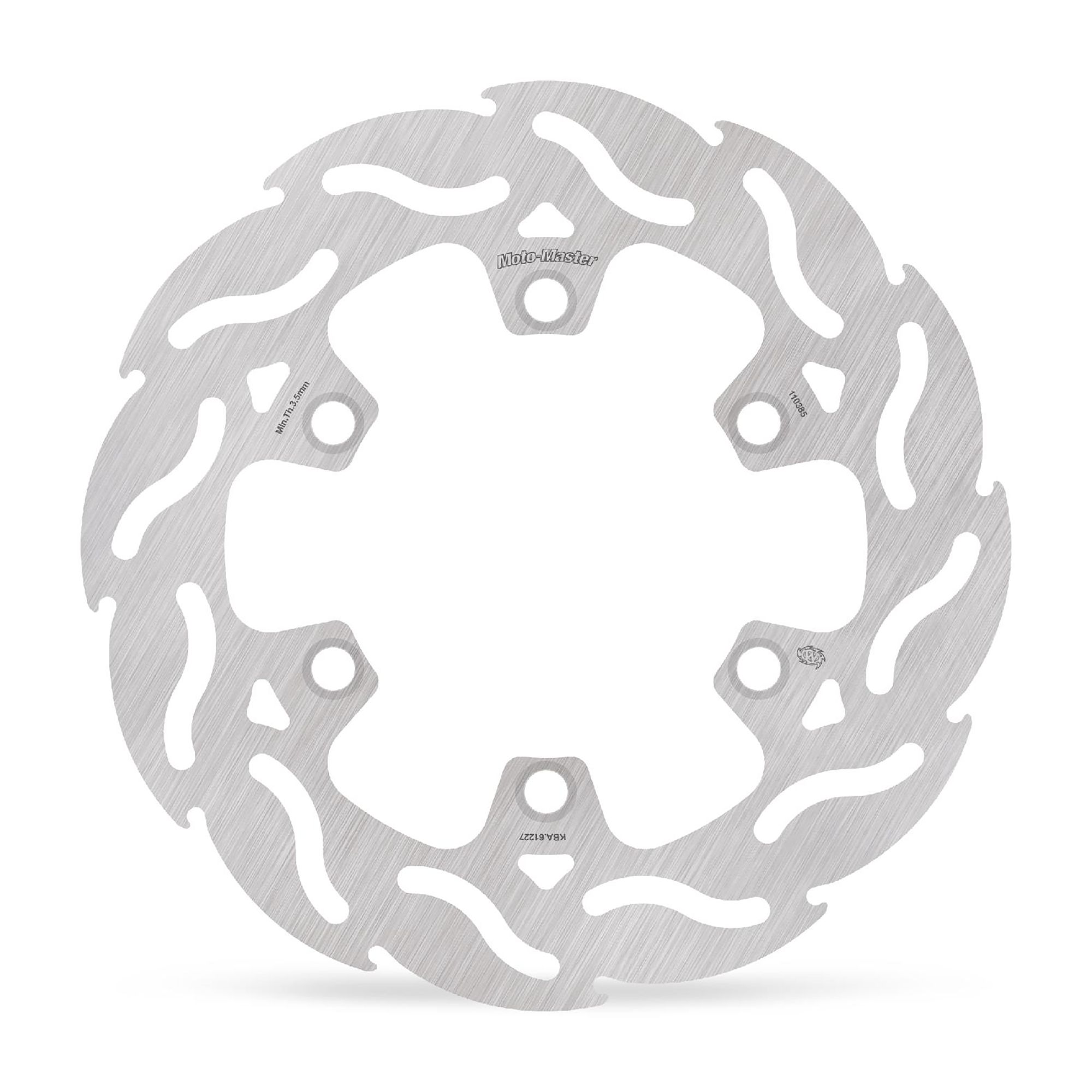 Moto-Master Bremsscheibe Flame hinten starr mit ABE