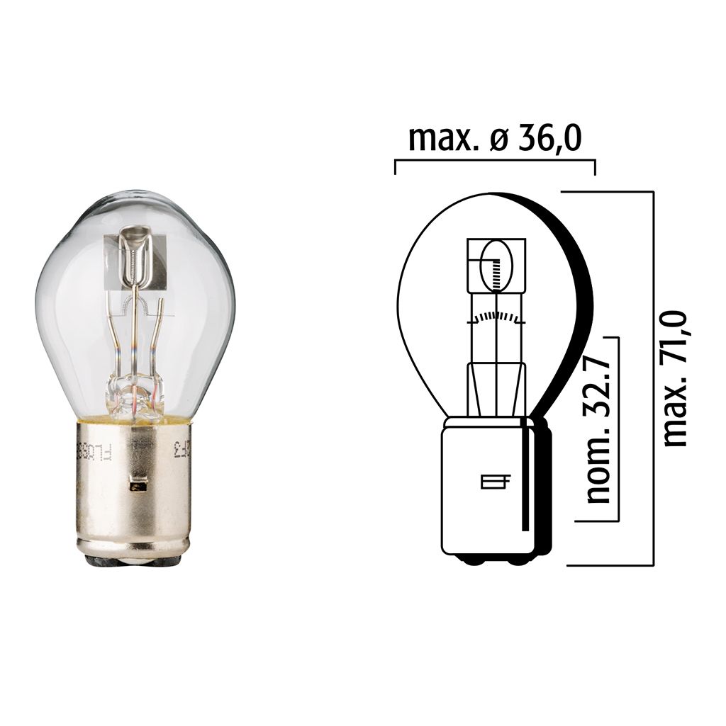 Flösser Lampen 12V 35/35W BA20d VPE10