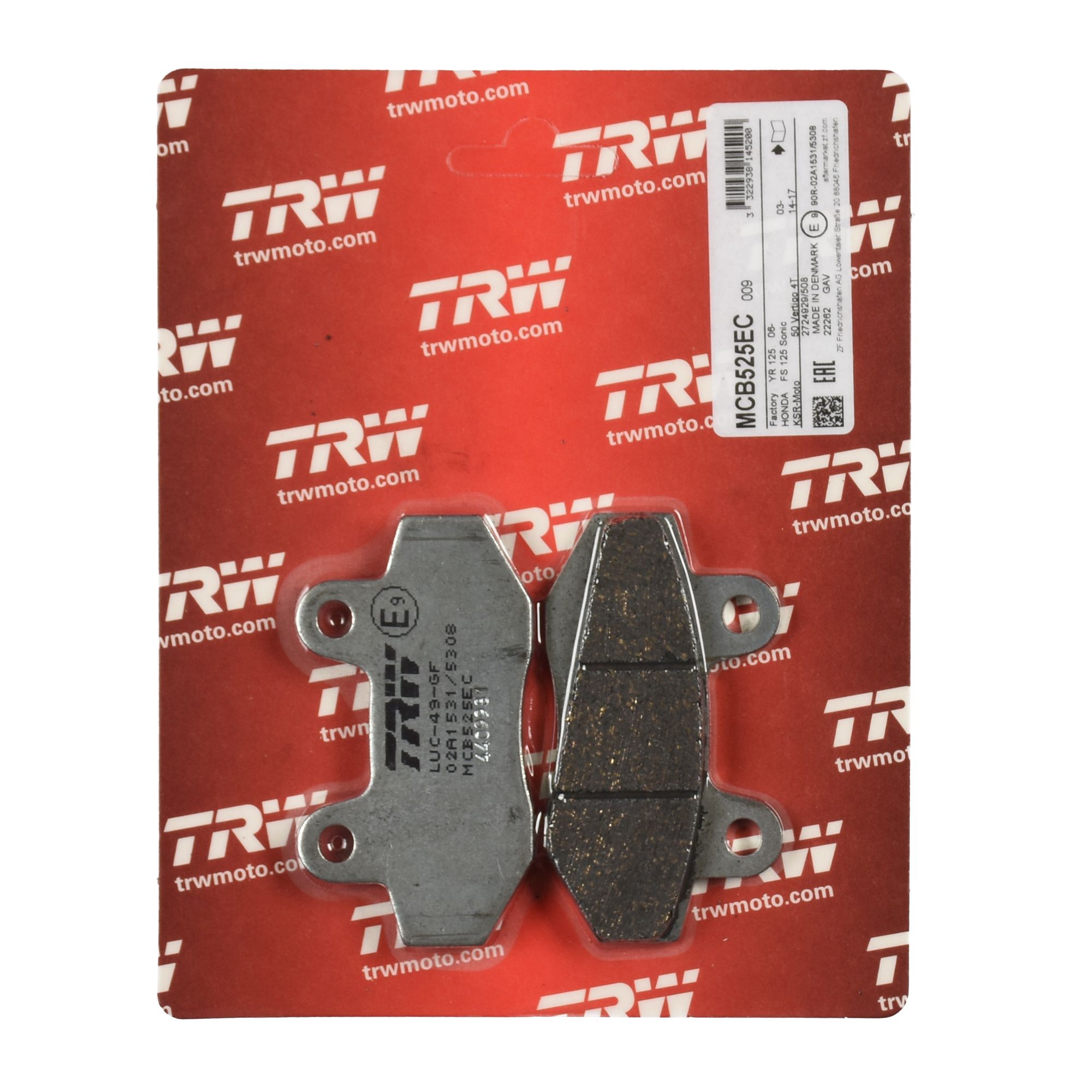 TRW Bremsbelag organisch