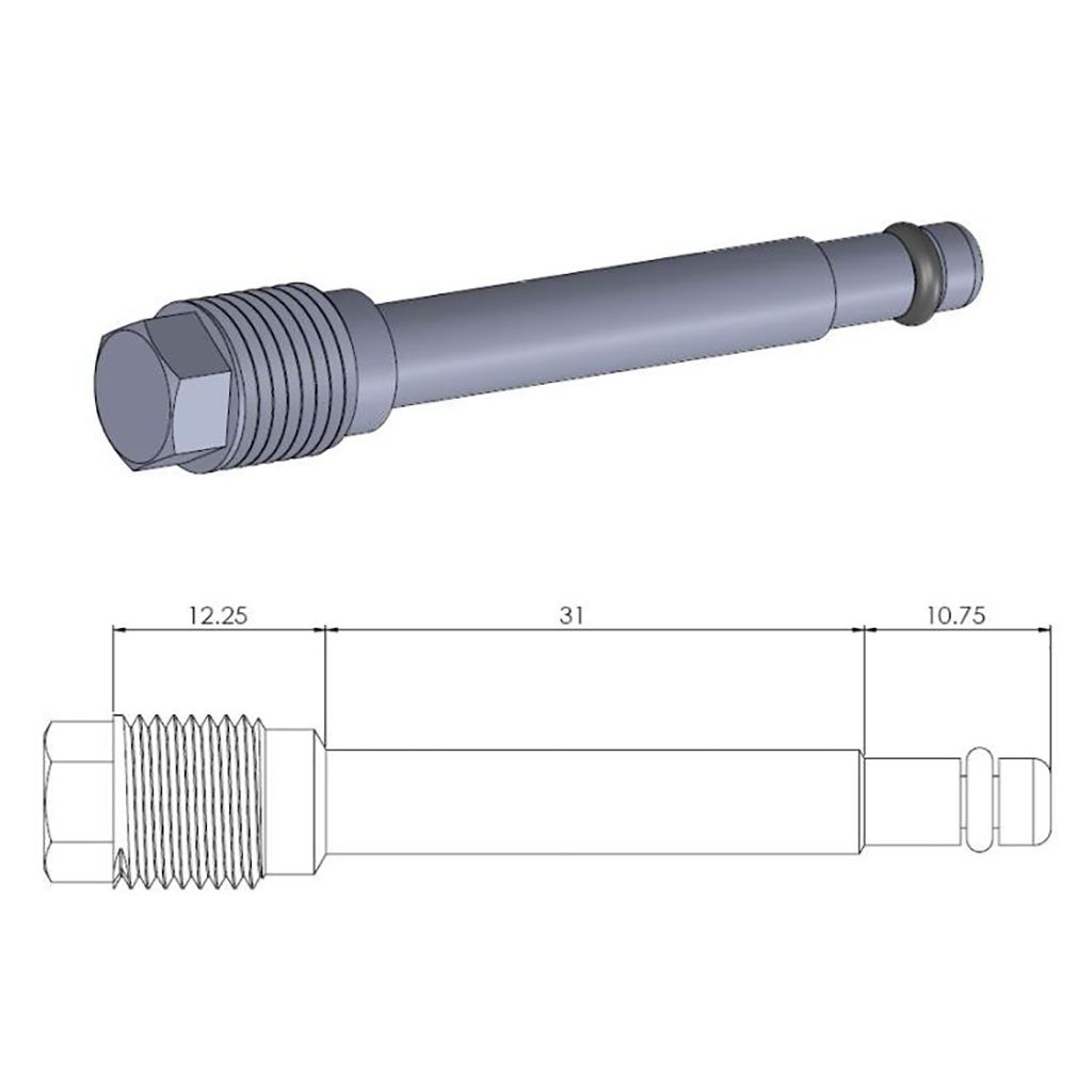 Moto-Master Bremsbelag Gleitstift