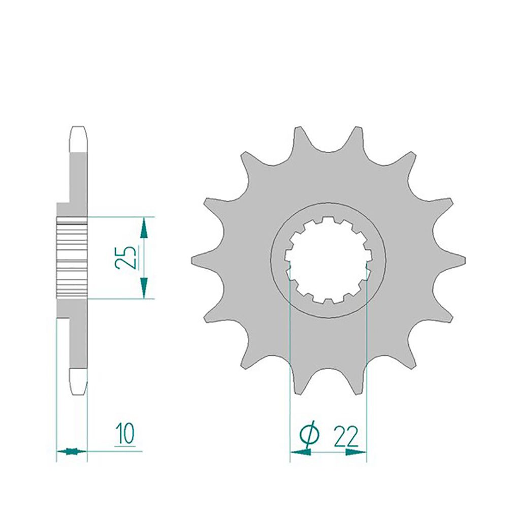 AFAM Ritzel #520 14 Zähne