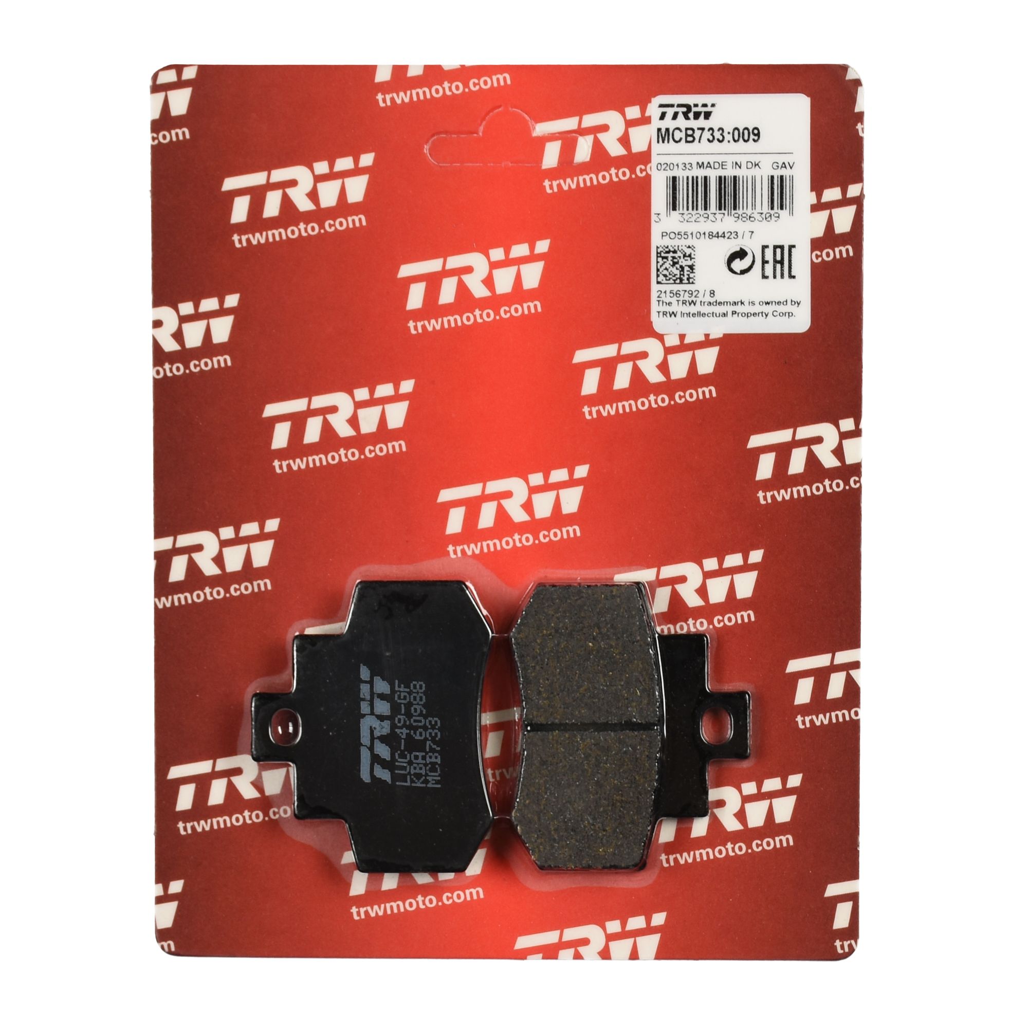 TRW Bremsbelag organisch