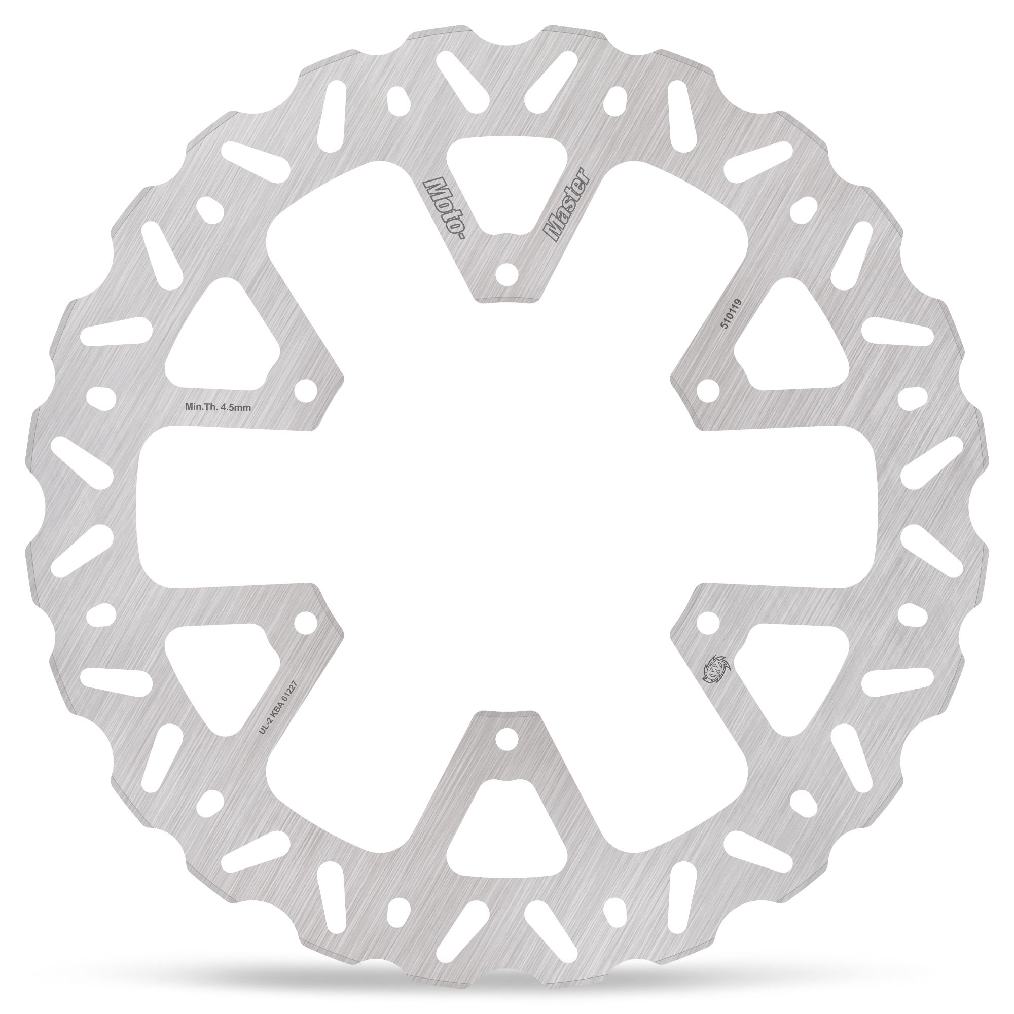 Moto-Master Bremsscheibe Nitro Road hinten starr mit ABE