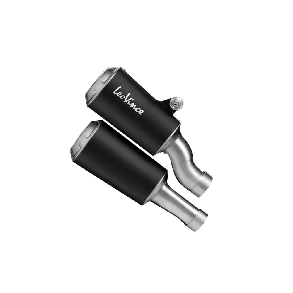 LeoVince Auspuff LV-10 Slip-On Edelstahl Black