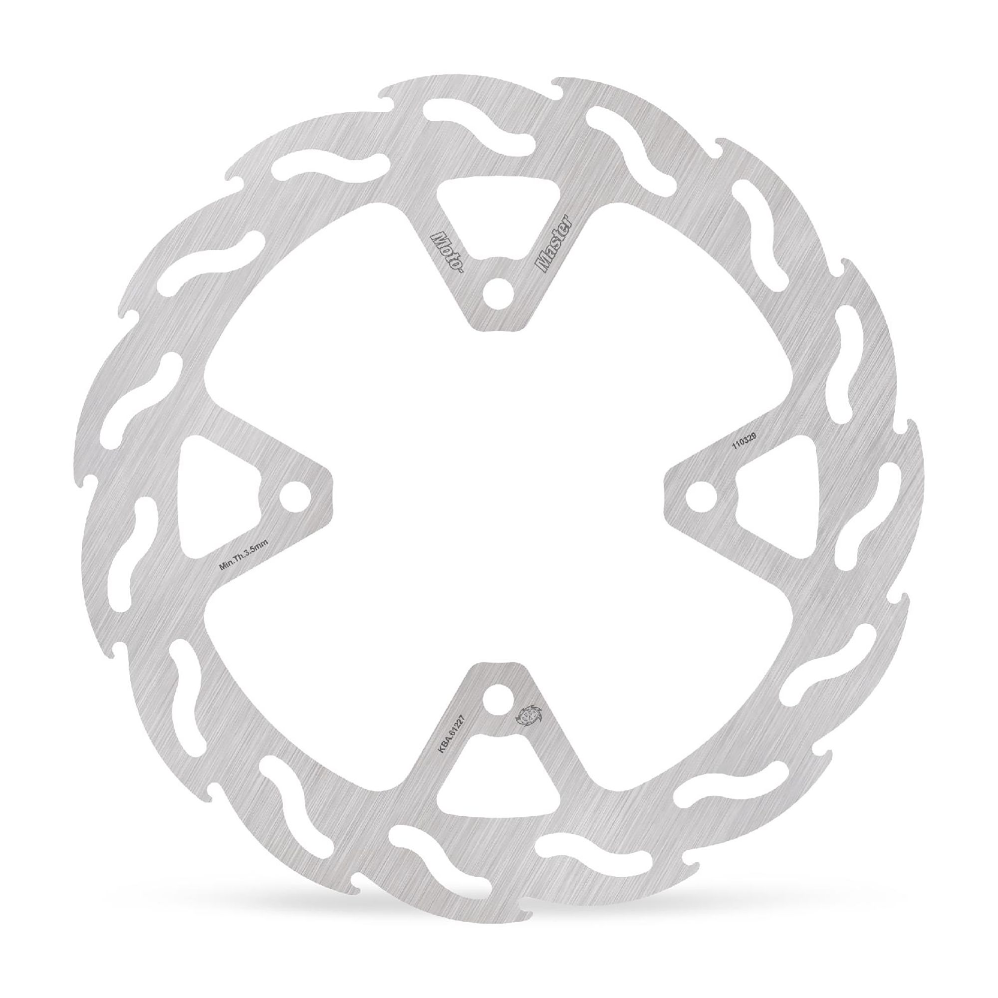 Moto-Master Bremsscheibe Flame hinten starr mit ABE