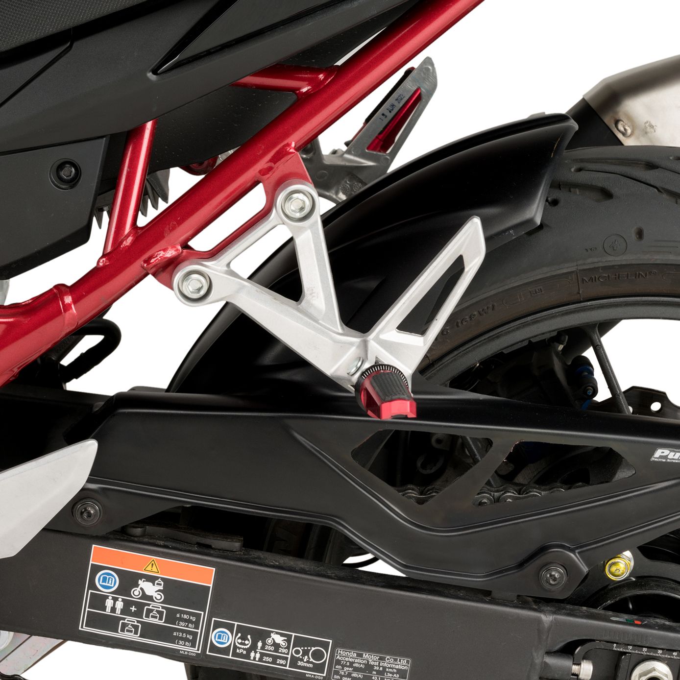 Puig Hinterradabdeckungen Mattschwarz