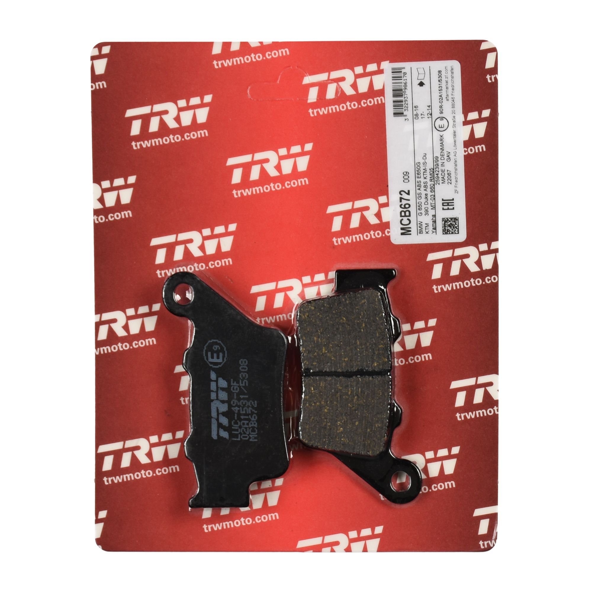 TRW Bremsbelag organisch