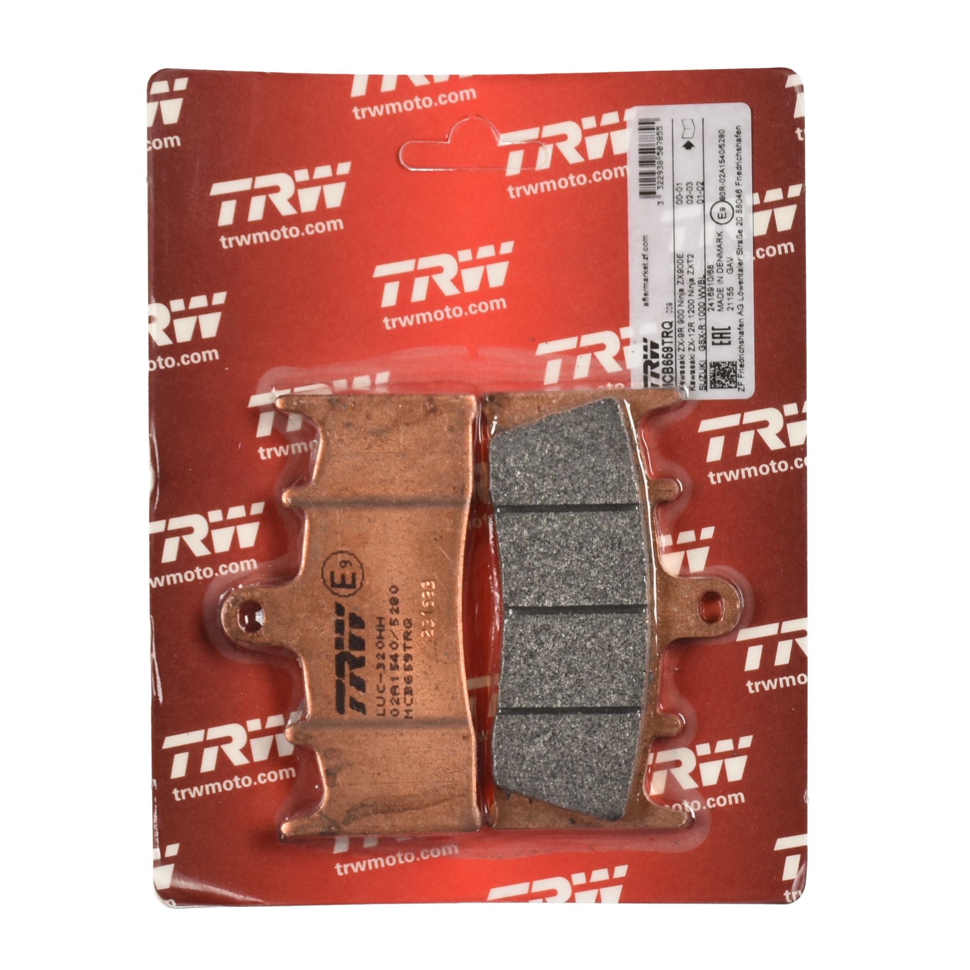 TRW Bremsbelag Sinter Racing ABE