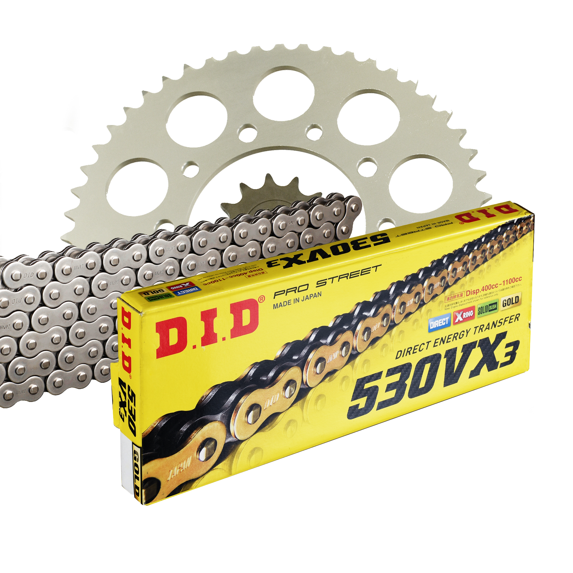 DID Kettenkit (für: Yamaha YZF-R6 S 06-07 ) 530 VX3