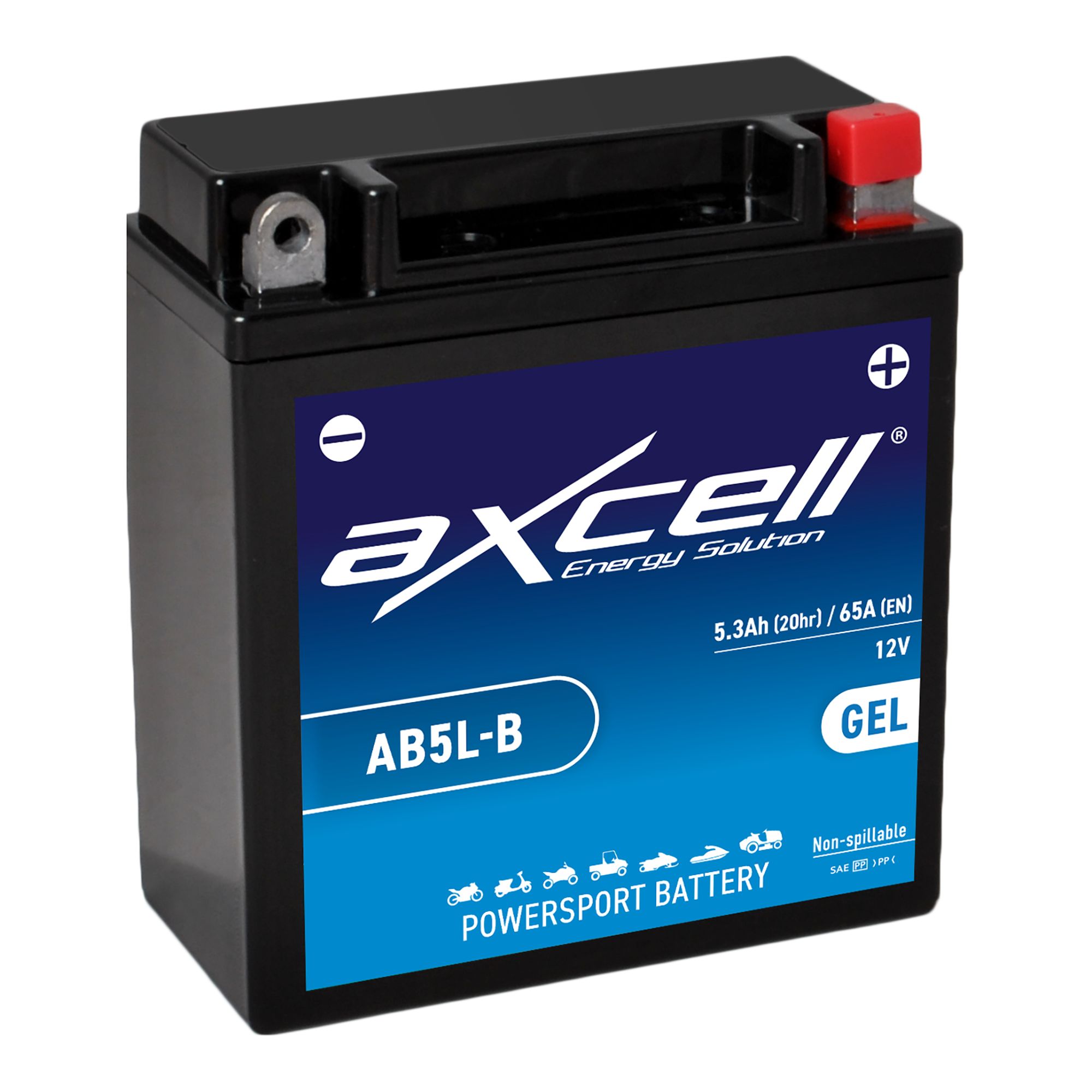 AXCELL Batterie 12V YB5L-B GEL 50512