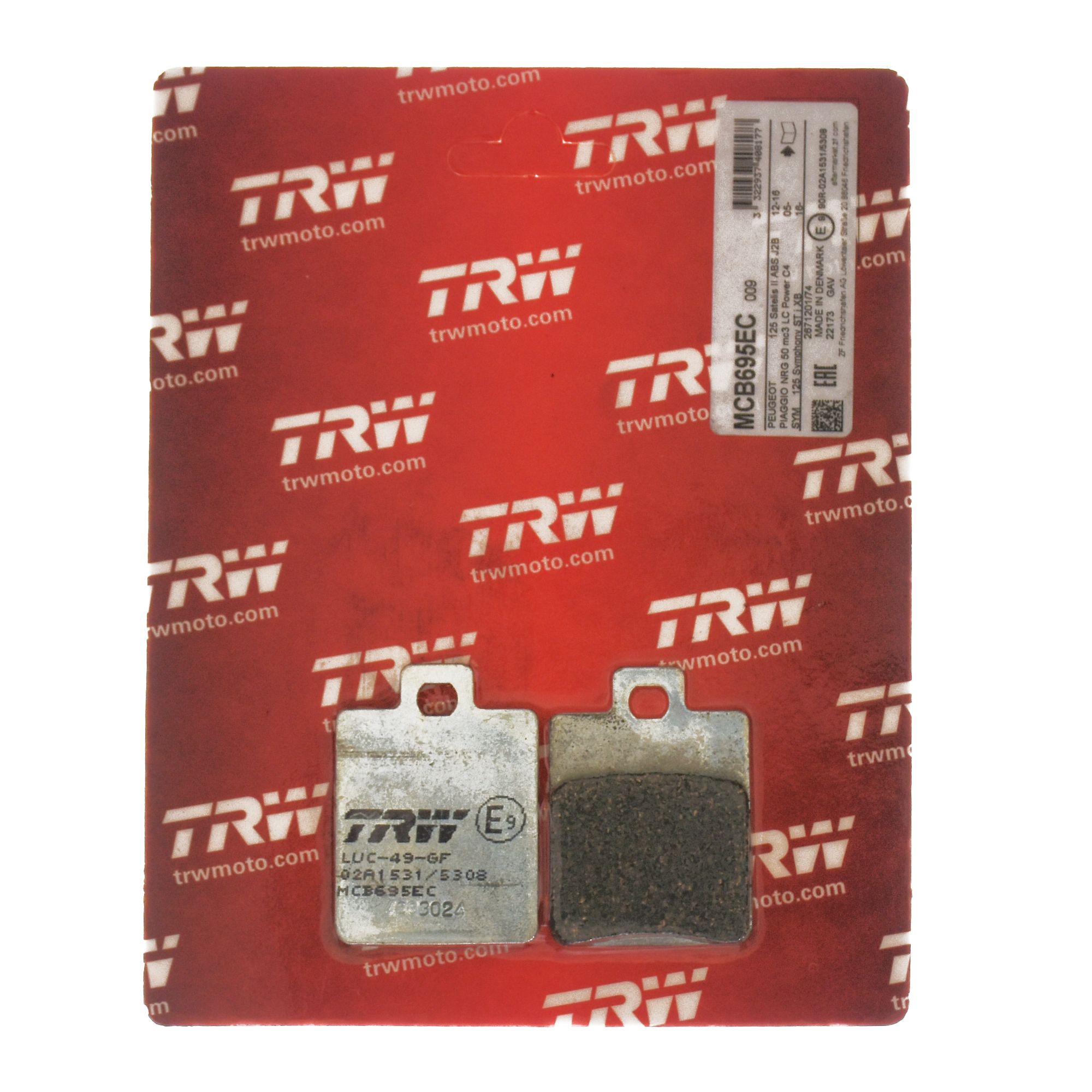 TRW Bremsbelag organisch