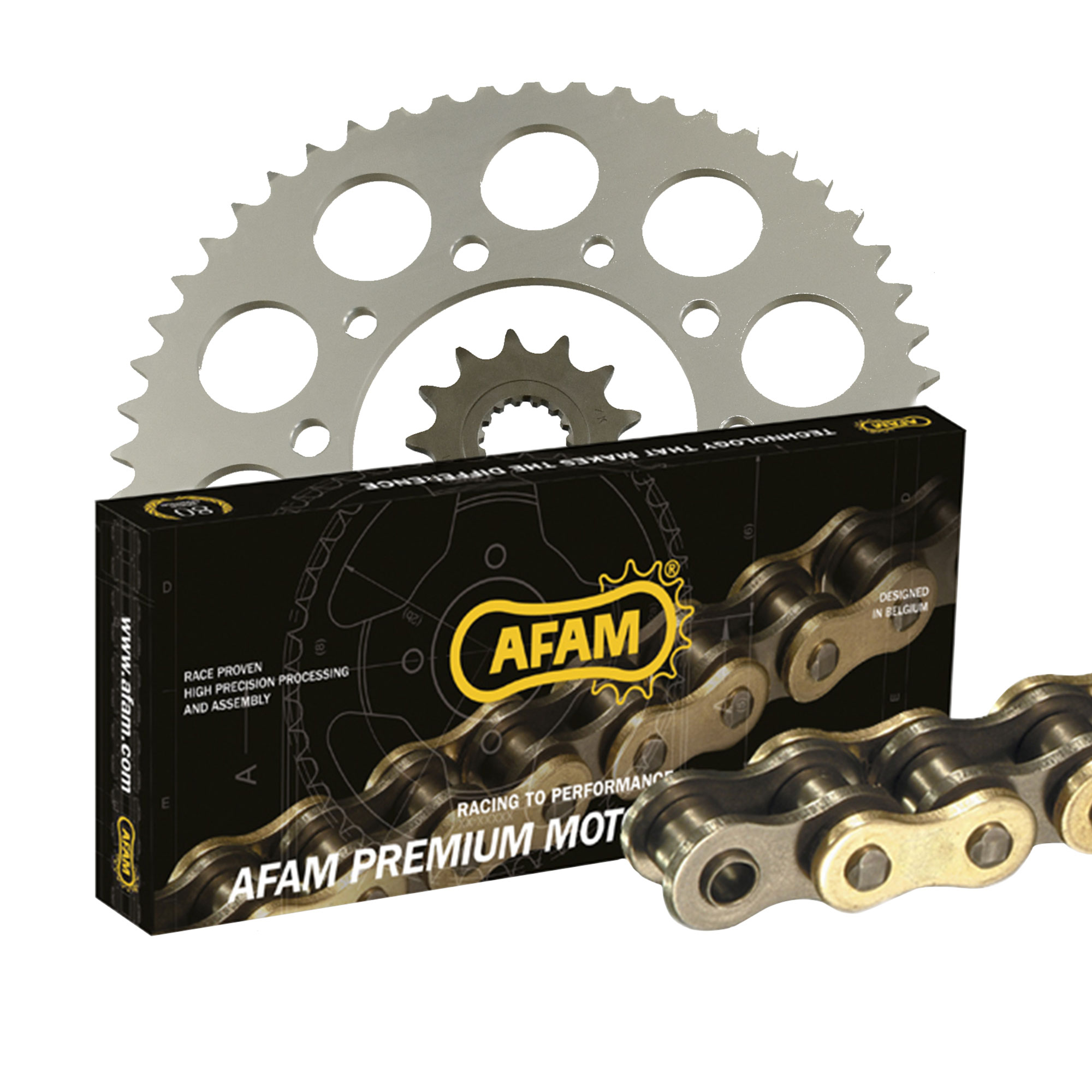 AFAM Kettenkit (für: AJP PR3 Enduro 125 04-05 ) 428 MXG