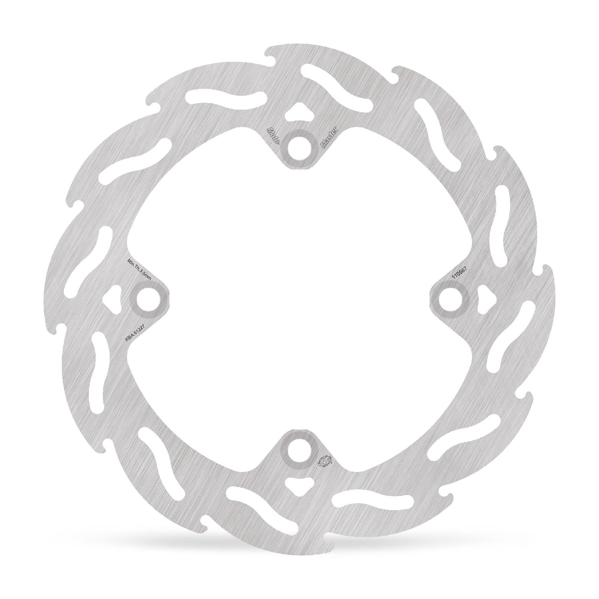 Moto-Master Bremsscheibe Flame hinten starr mit ABE