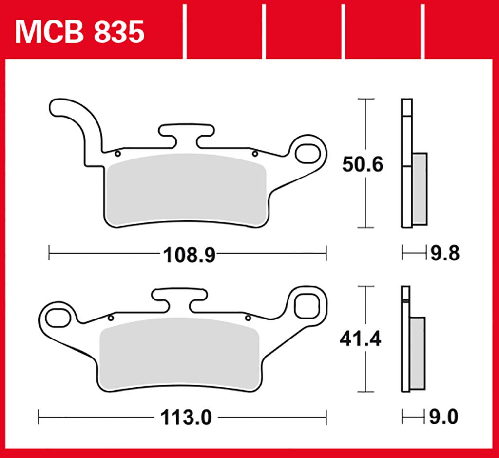 TRW Bremsbelag organisch