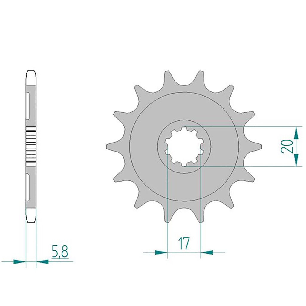 AFAM Ritzel #520 13 Zähne