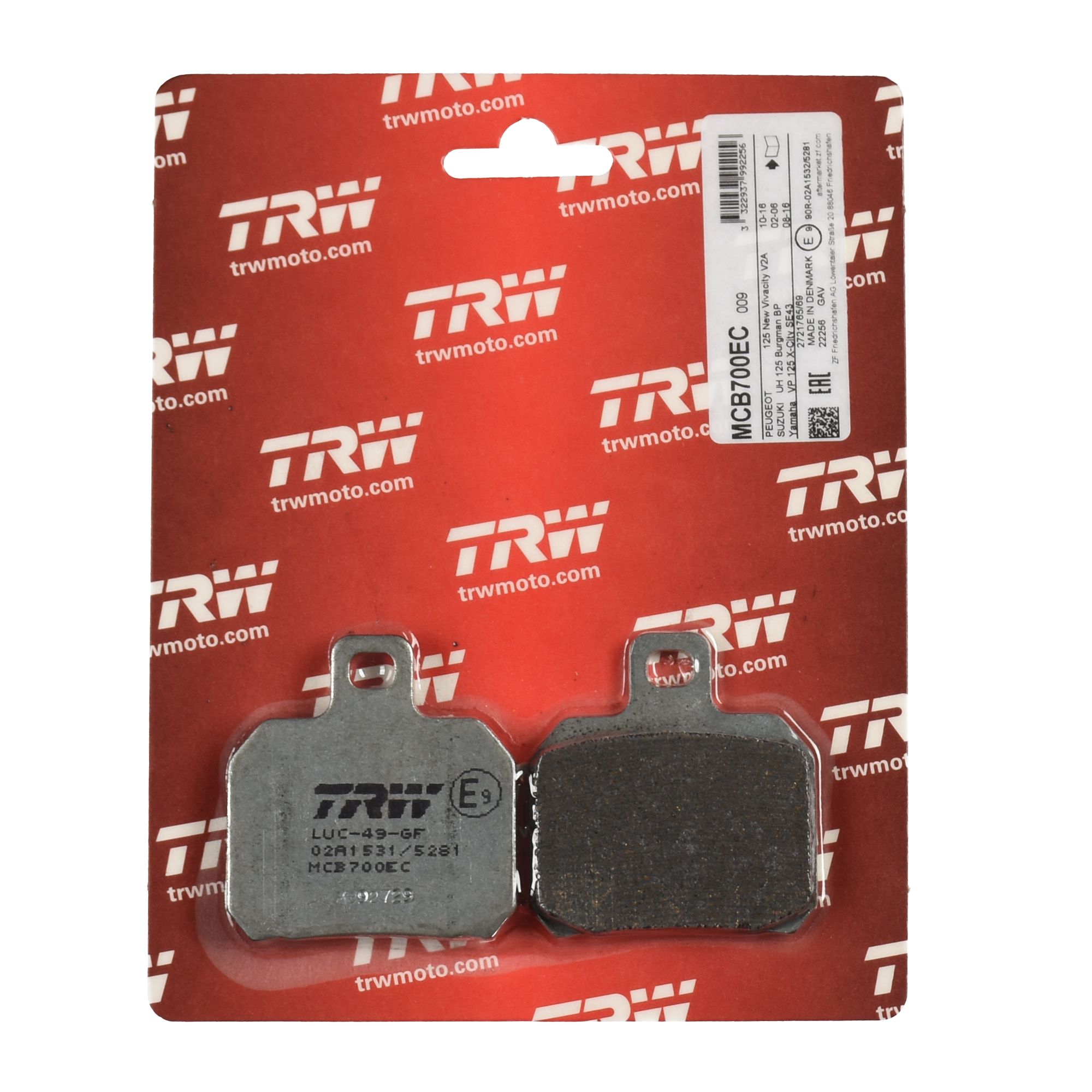 TRW Bremsbelag organisch