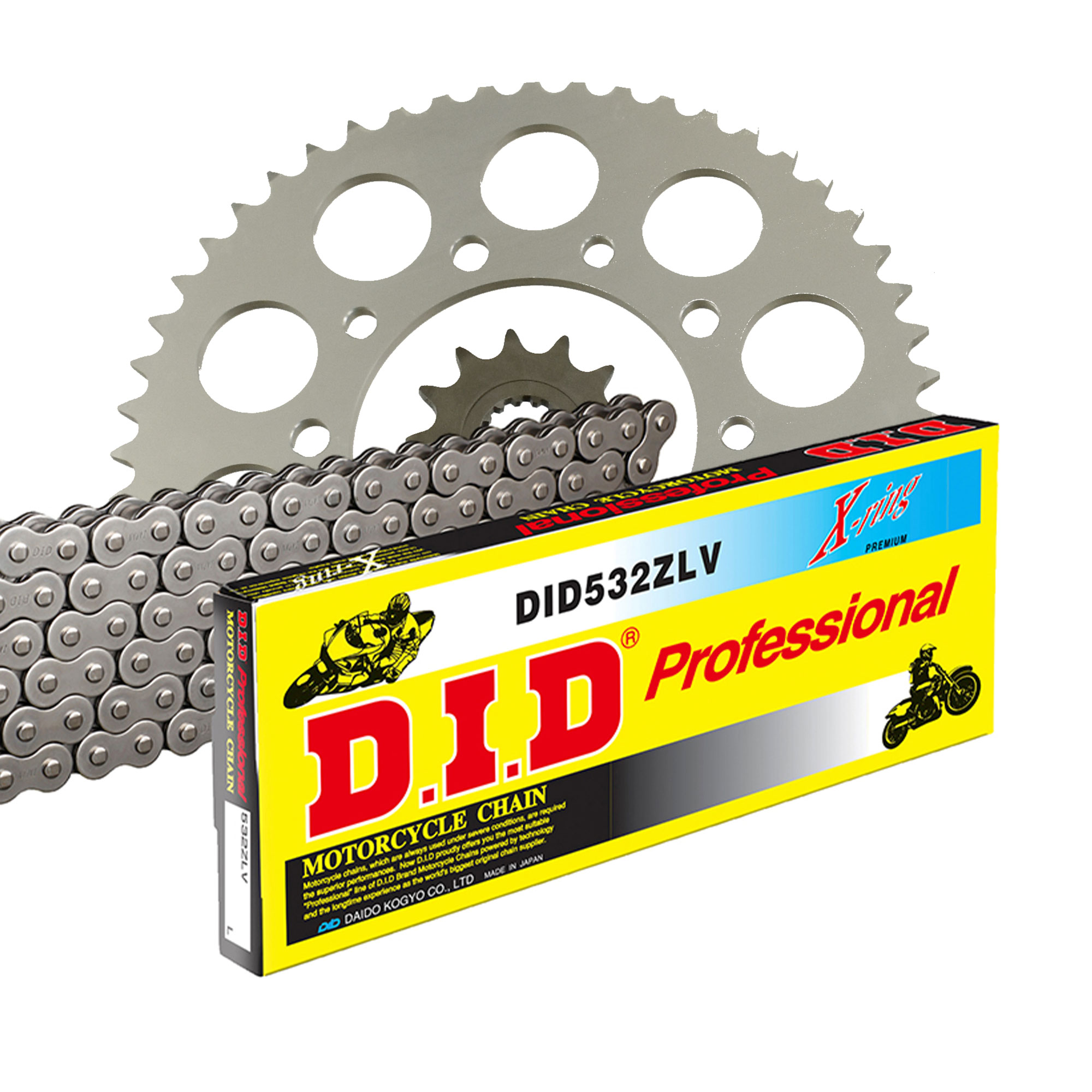 DID Kettenkit (für: Yamaha YZF-R6 99-02 ) 532 ZLV