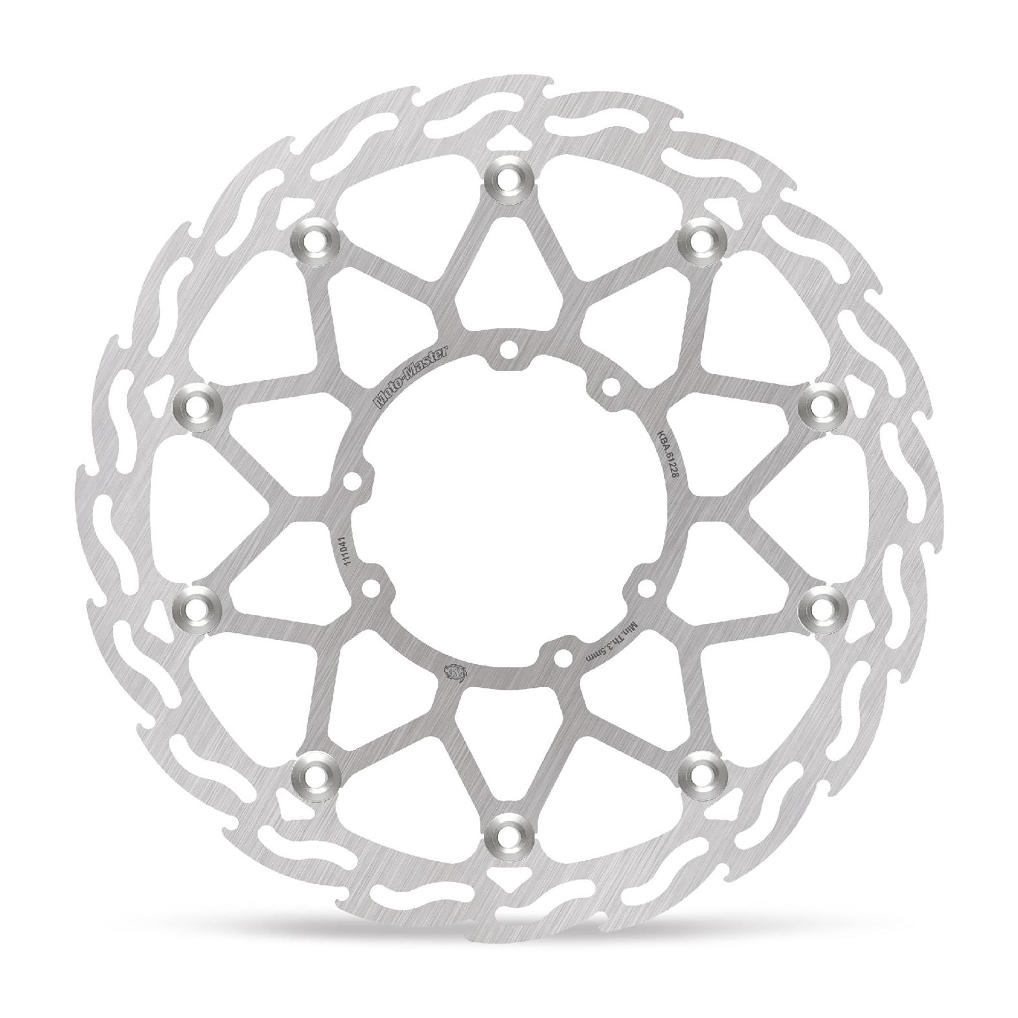 Moto-Master Bremsscheibe Flame vorn schwim. mit ABE Supermoto Street 320