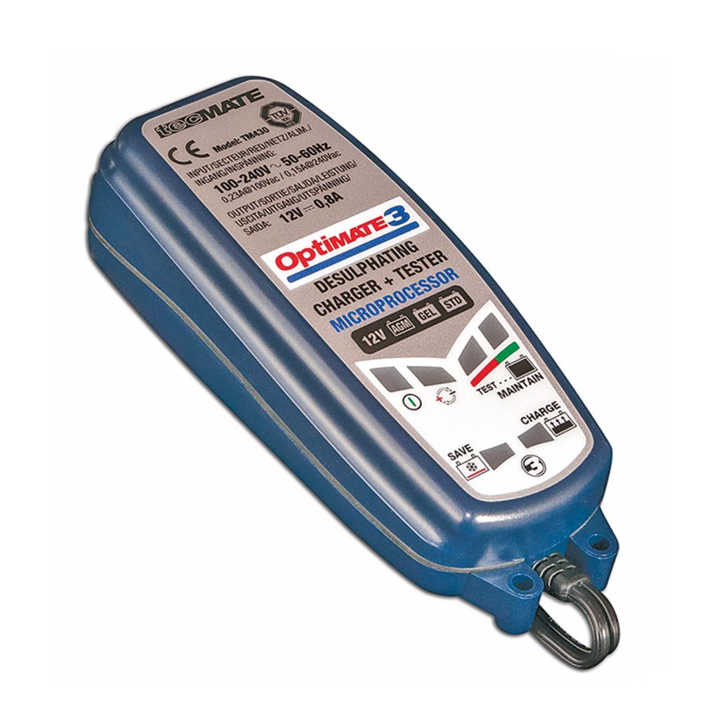 Optimate Batterieladegerät 3 12 Volt 0,8 Amp.